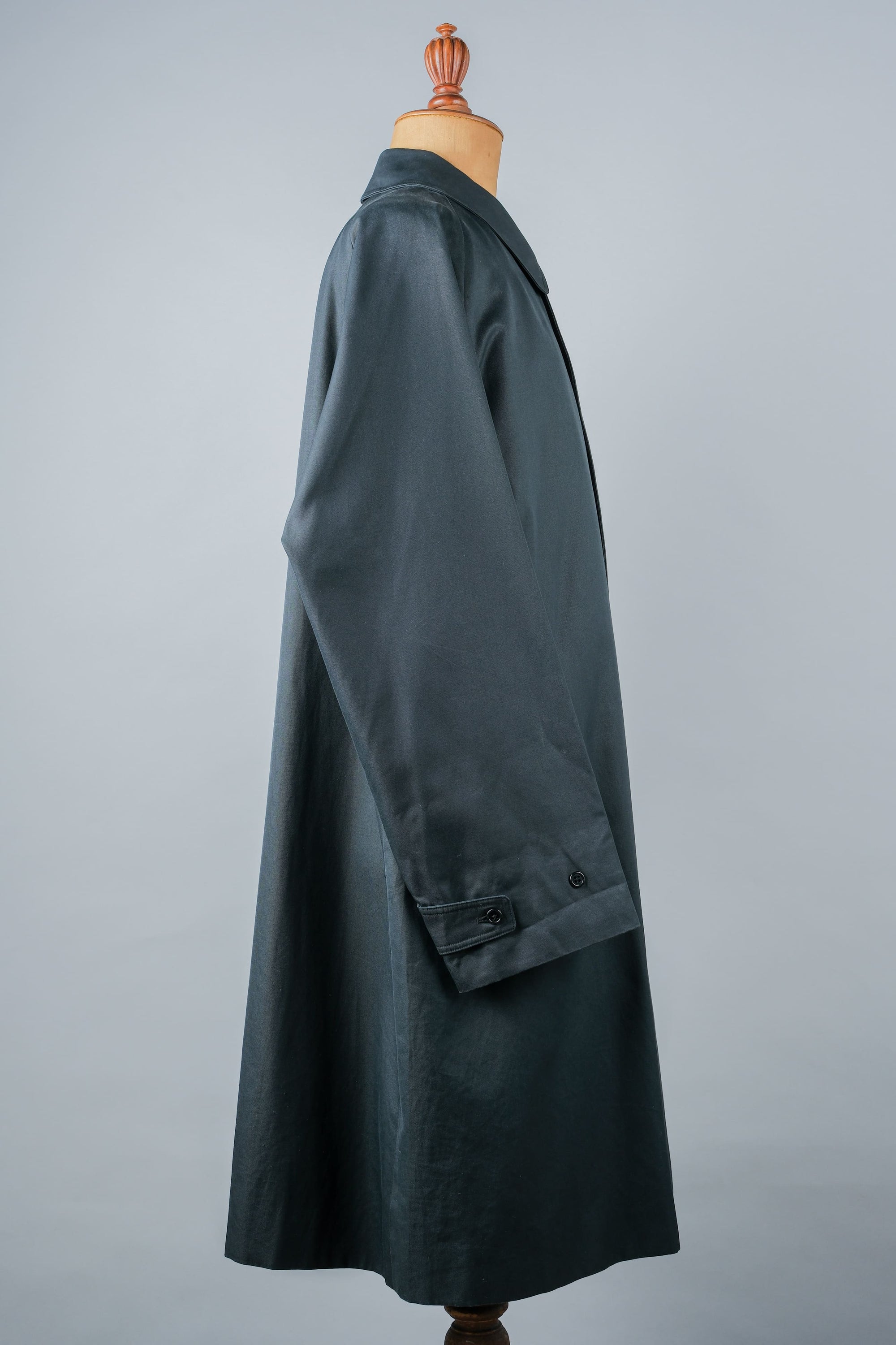【~60's】Vintage Aquascutum Single Raglan Balmacaan Coat C100 Size.44REG "Aqua 5" "STEINHARDT 別注"