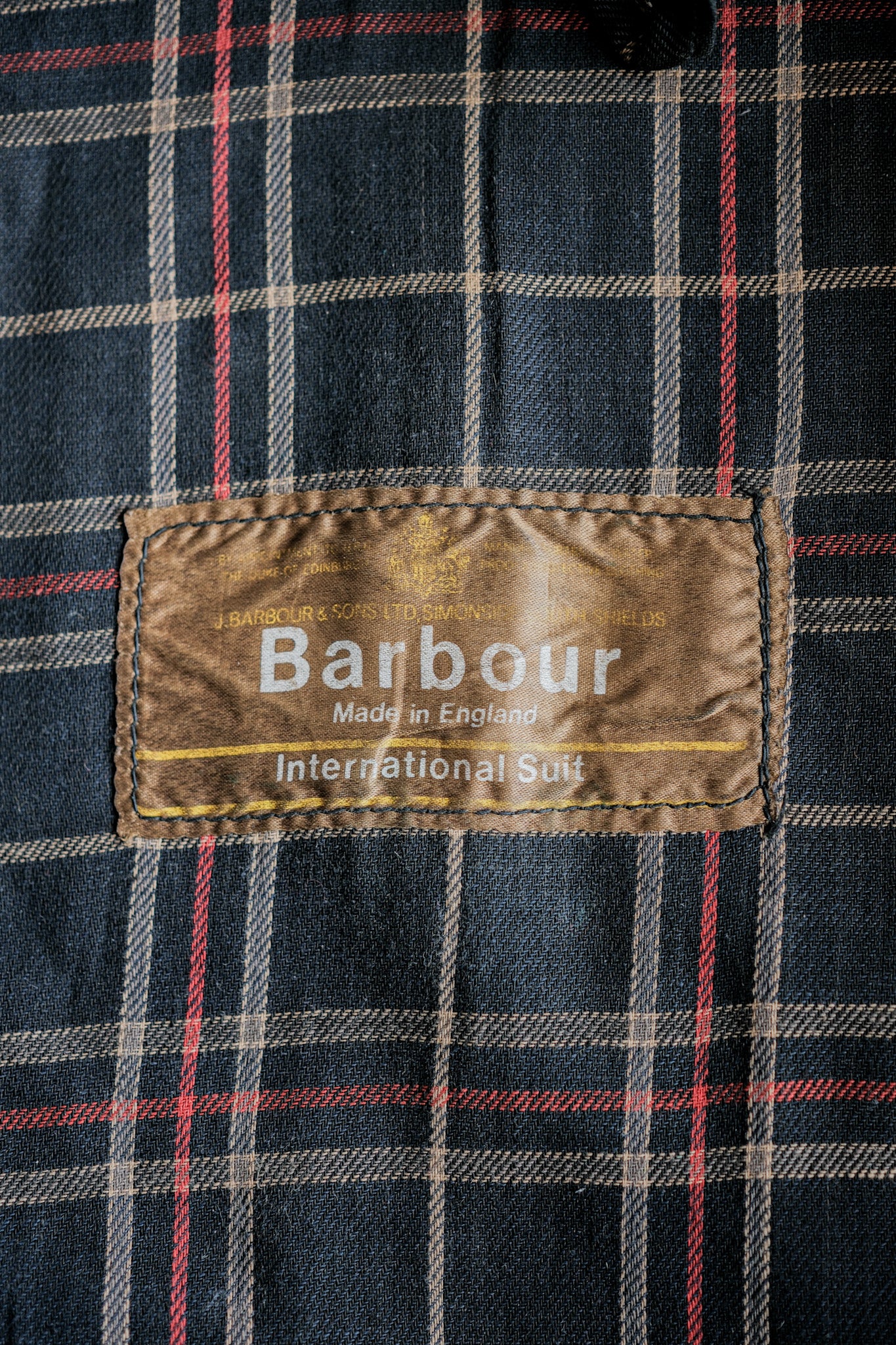 [~ 70's] Barbour vintage "costume international" 1 Crest "Gold Label"