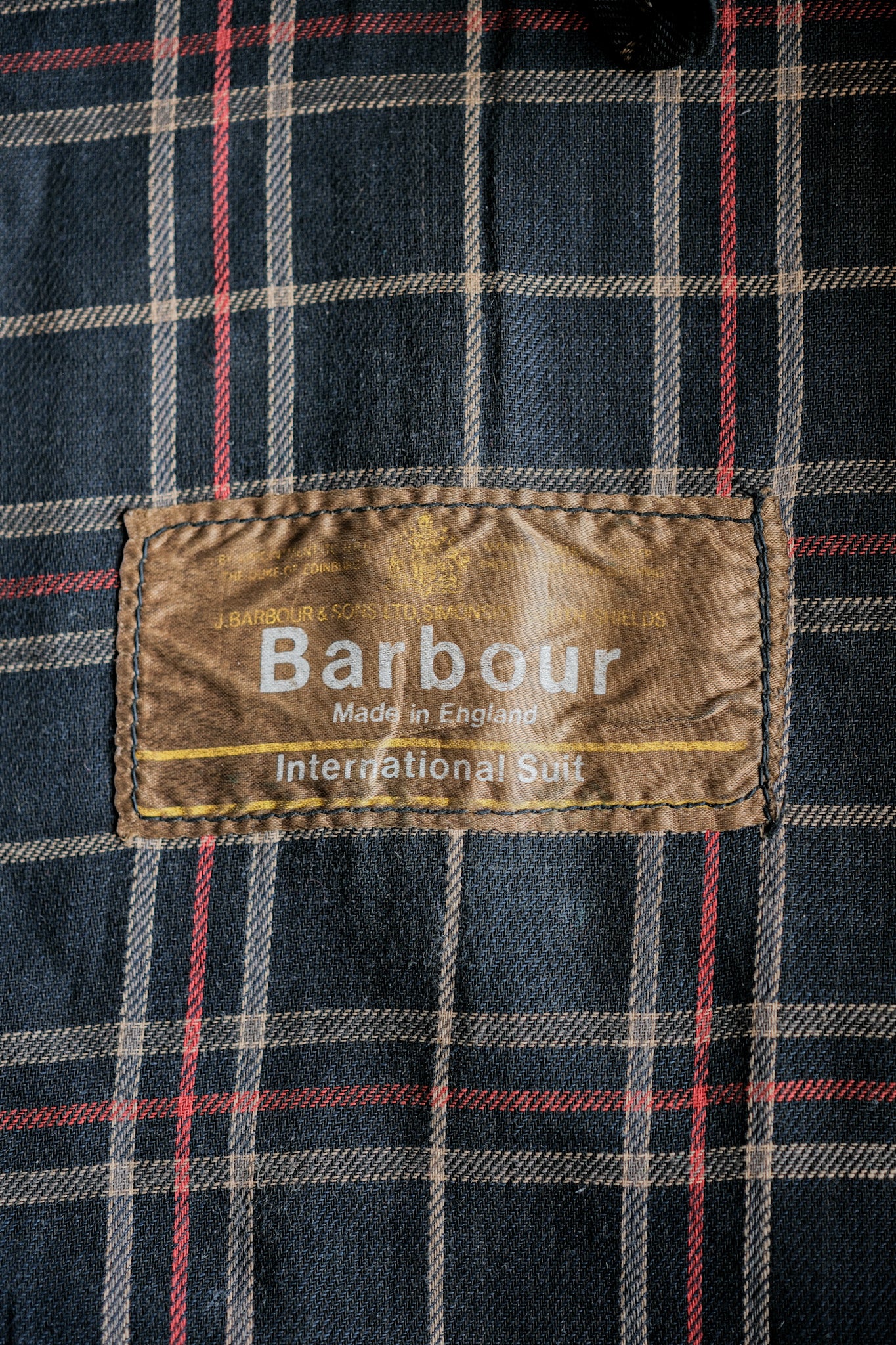 ［~70's］Vintage Barbour "International Suit" 1 Crest "Gold Label"