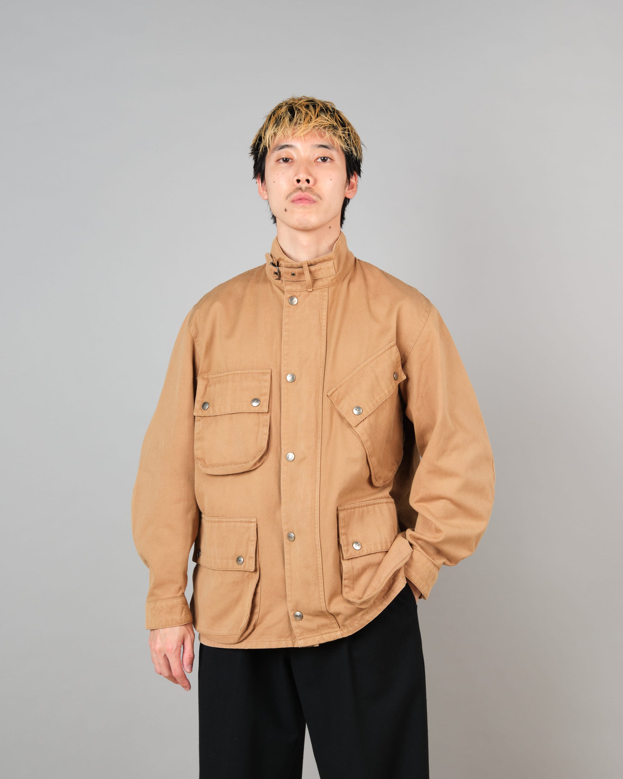 ［~80’s］Vintage The Duffer of ST.George Cotton Motorcycle Jacket Size.M