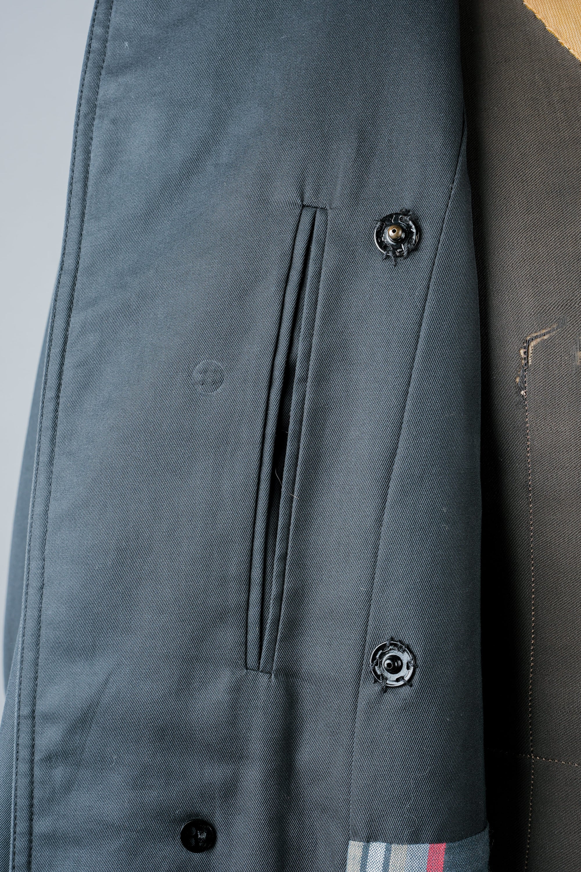 【~60's】Vintage Aquascutum Single Raglan Balmacaan Coat C100 Size.44REG "Aqua 5" "STEINHARDT 別注"