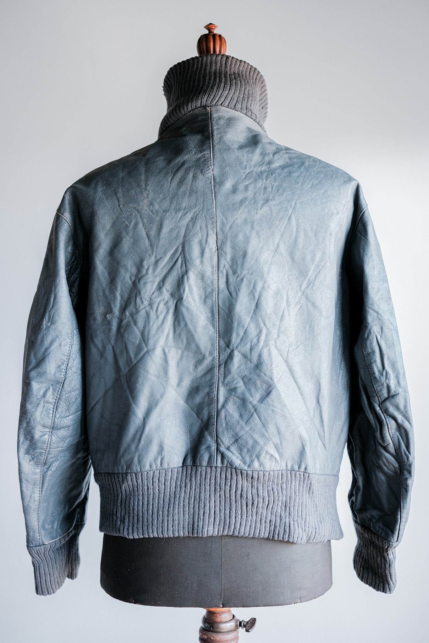 ［~70’s］West German Air Force Pilot Leather Jacket Size.170/100