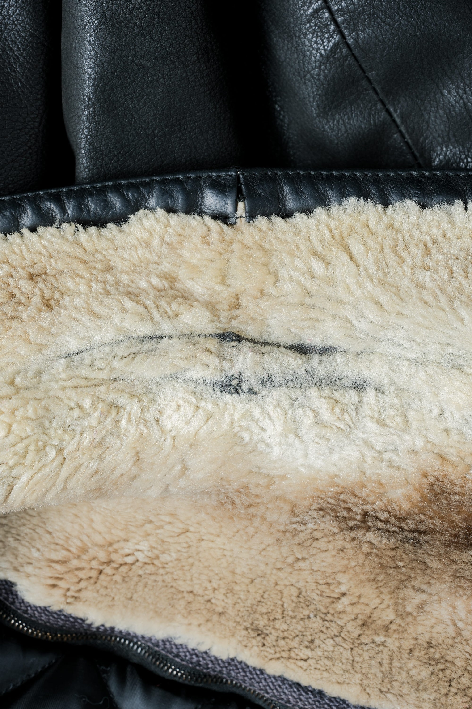 ［~90's］Old SERAPHIN Zip Up Leather Blouson