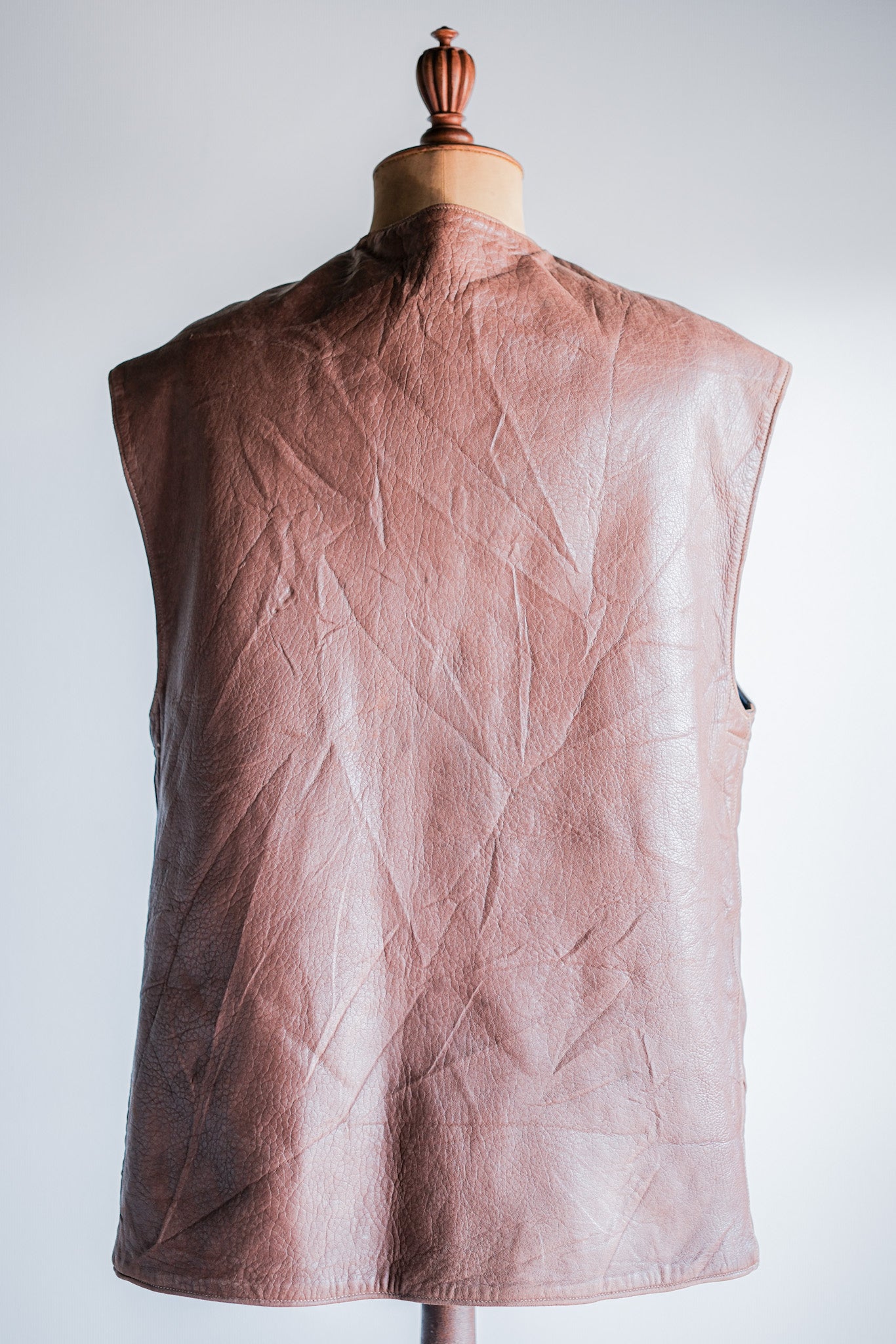 ［~40's］WWⅡ British Army Jerkin Leather Vest Size.2 "Modified"