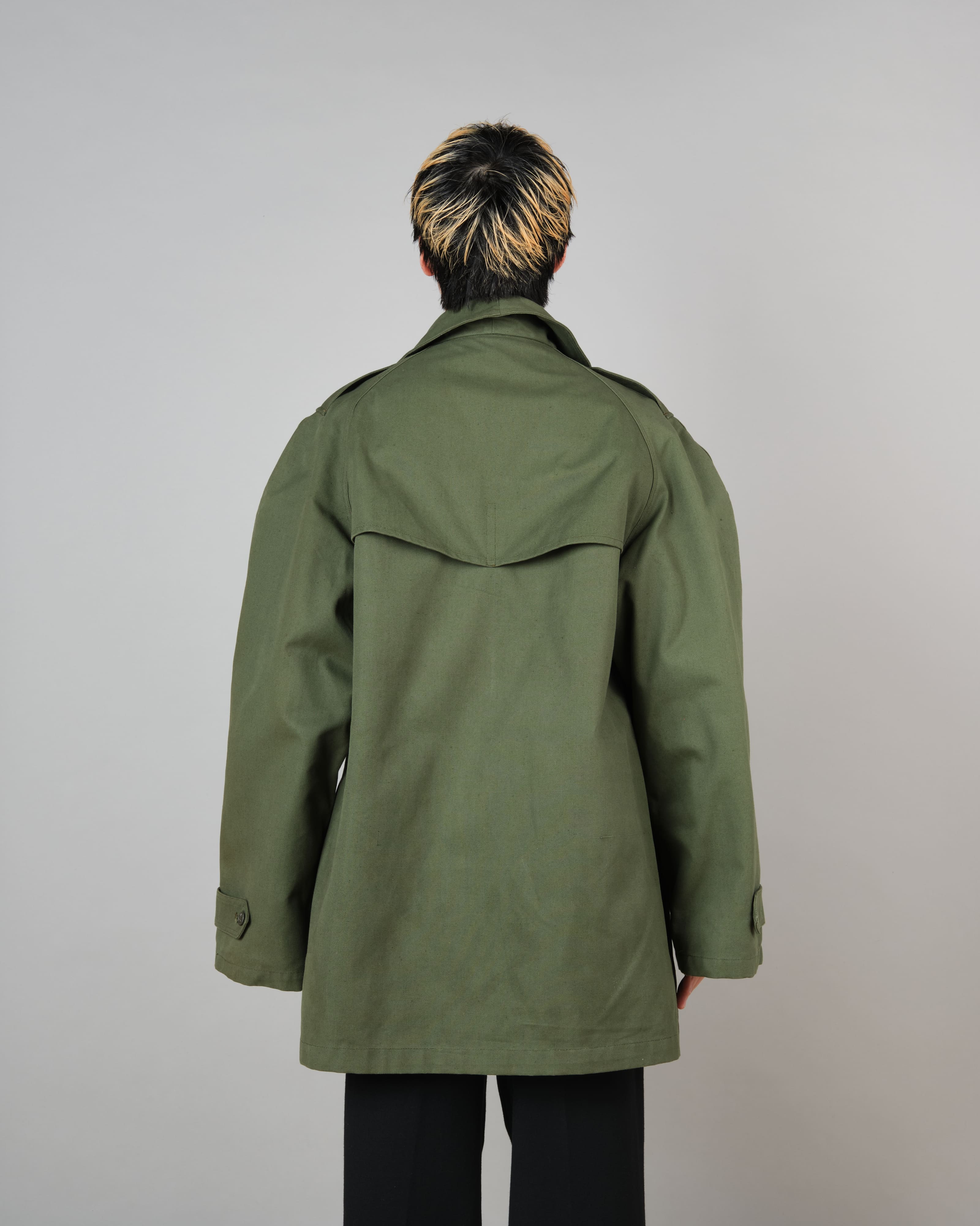 [~50's] French Air Force M38 Double Breasted Motorcycle Jacket With Liner Size.96-100 "Dead Stock"