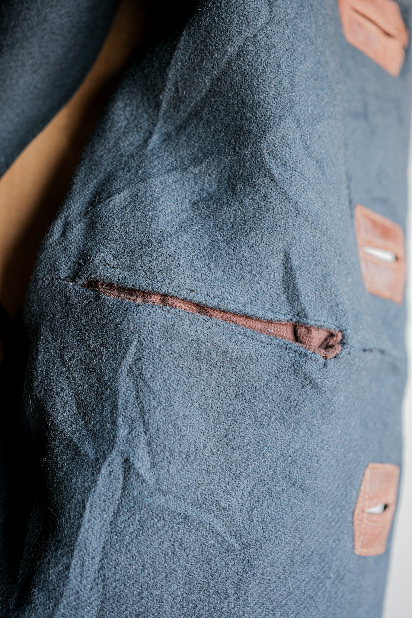［~40's］WWⅡ British Army Jerkin Leather Vest Size.2 "Modified"