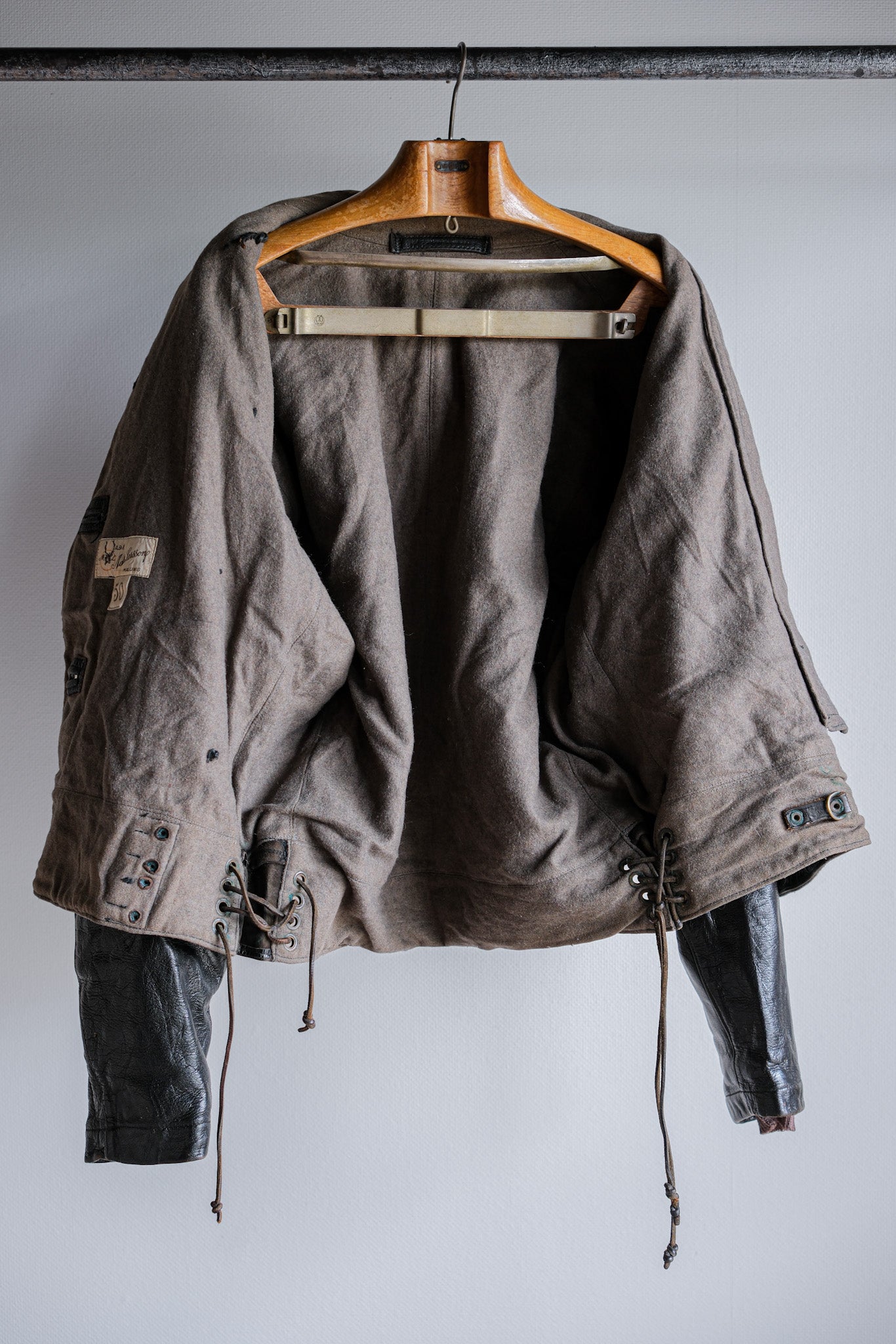 [~ 50's] Sweedish Army Dispatch Rider Motelcycle Jacket Size.50