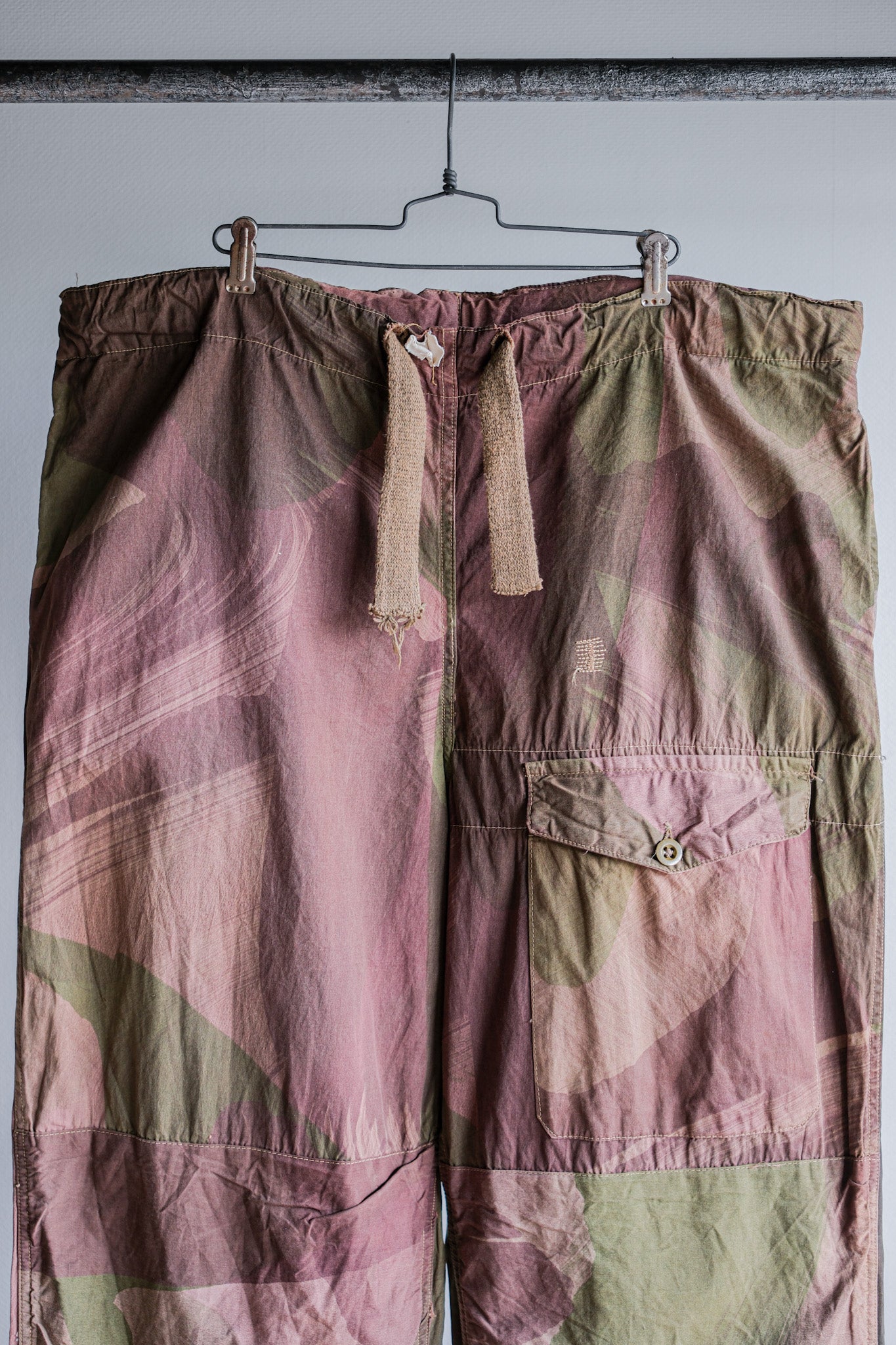 【~40's】WWⅡ British Army Camouflage Windproof Trousers "SAS"