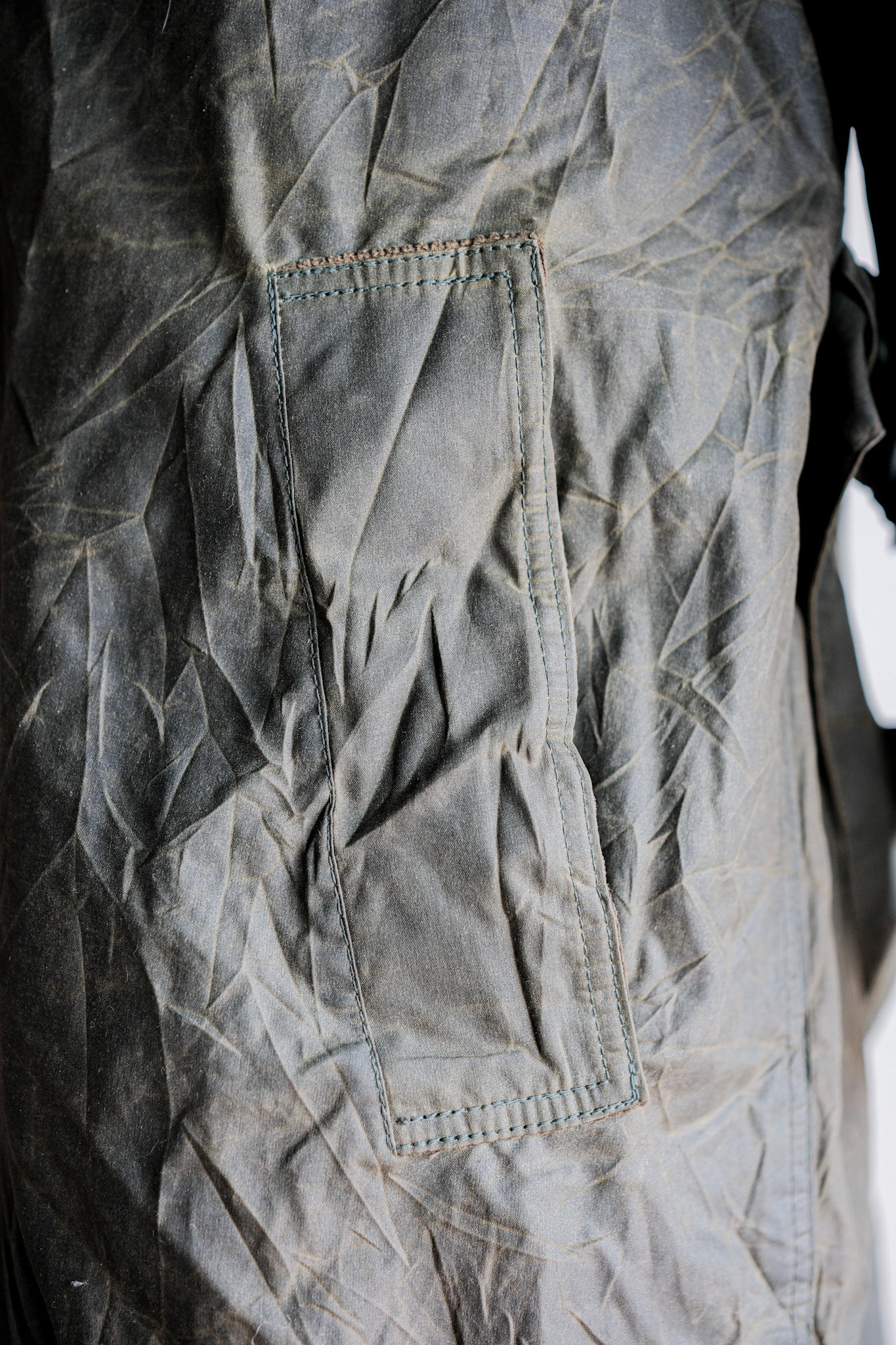 【~90's】Vintage Barbour "TRENCH COAT" 3 Crest