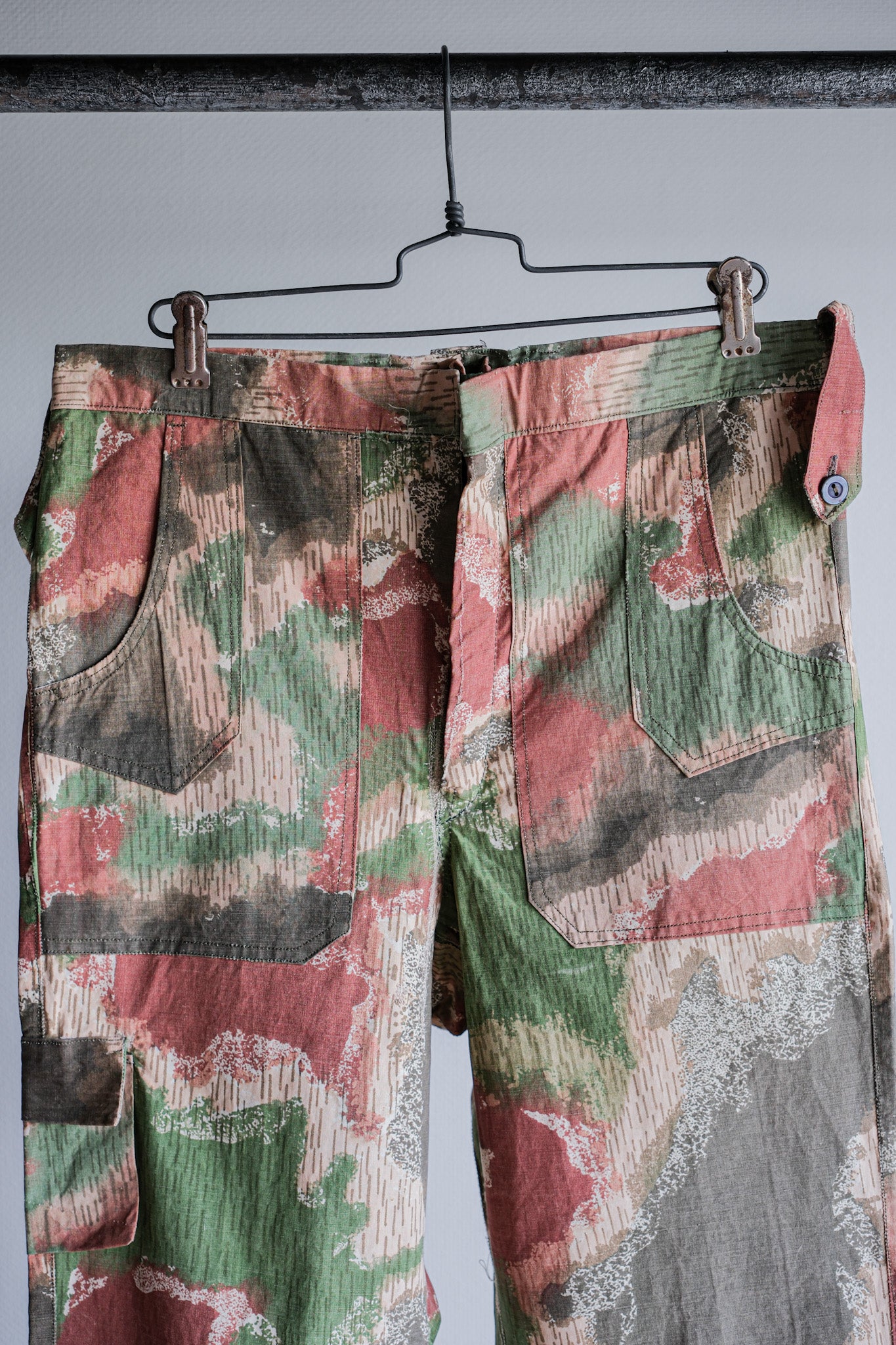 ［~60's］Czechoslovakian Army Sumpfmuster Pattern Camouflage Trousers "Localmade"