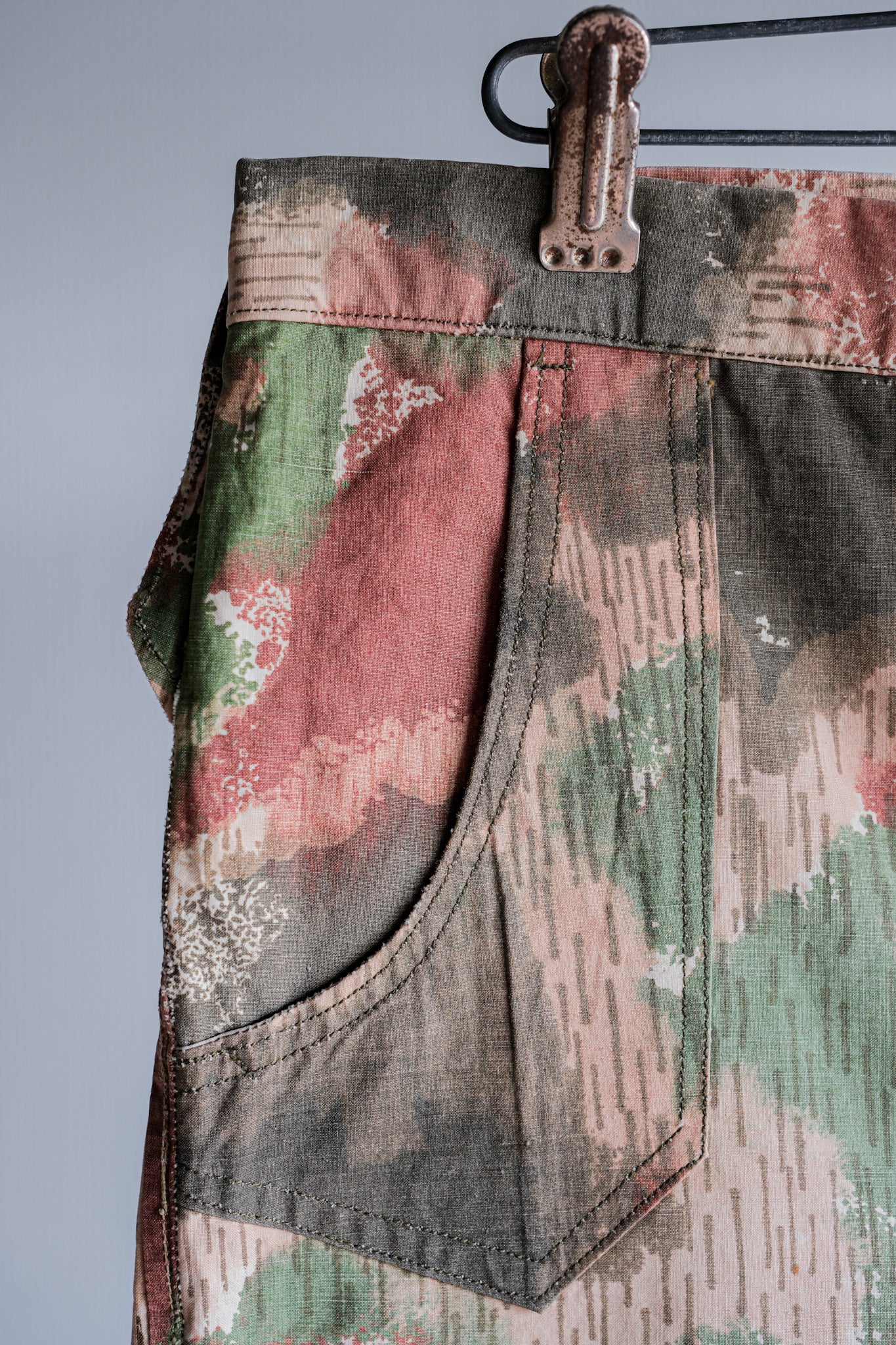 ［~60's］Czechoslovakian Army Sumpfmuster Pattern Camouflage Trousers "Localmade"