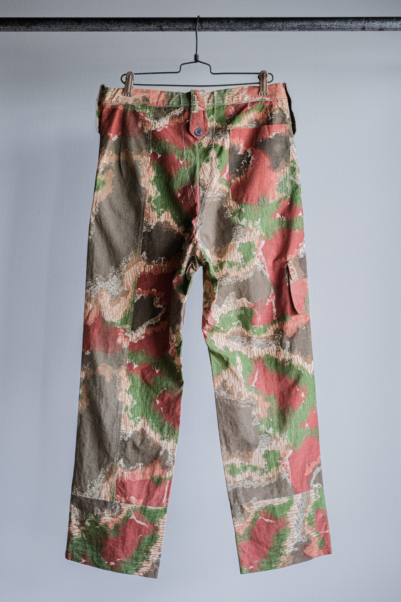 ［~60's］Czechoslovakian Army Sumpfmuster Pattern Camouflage Trousers "Localmade"