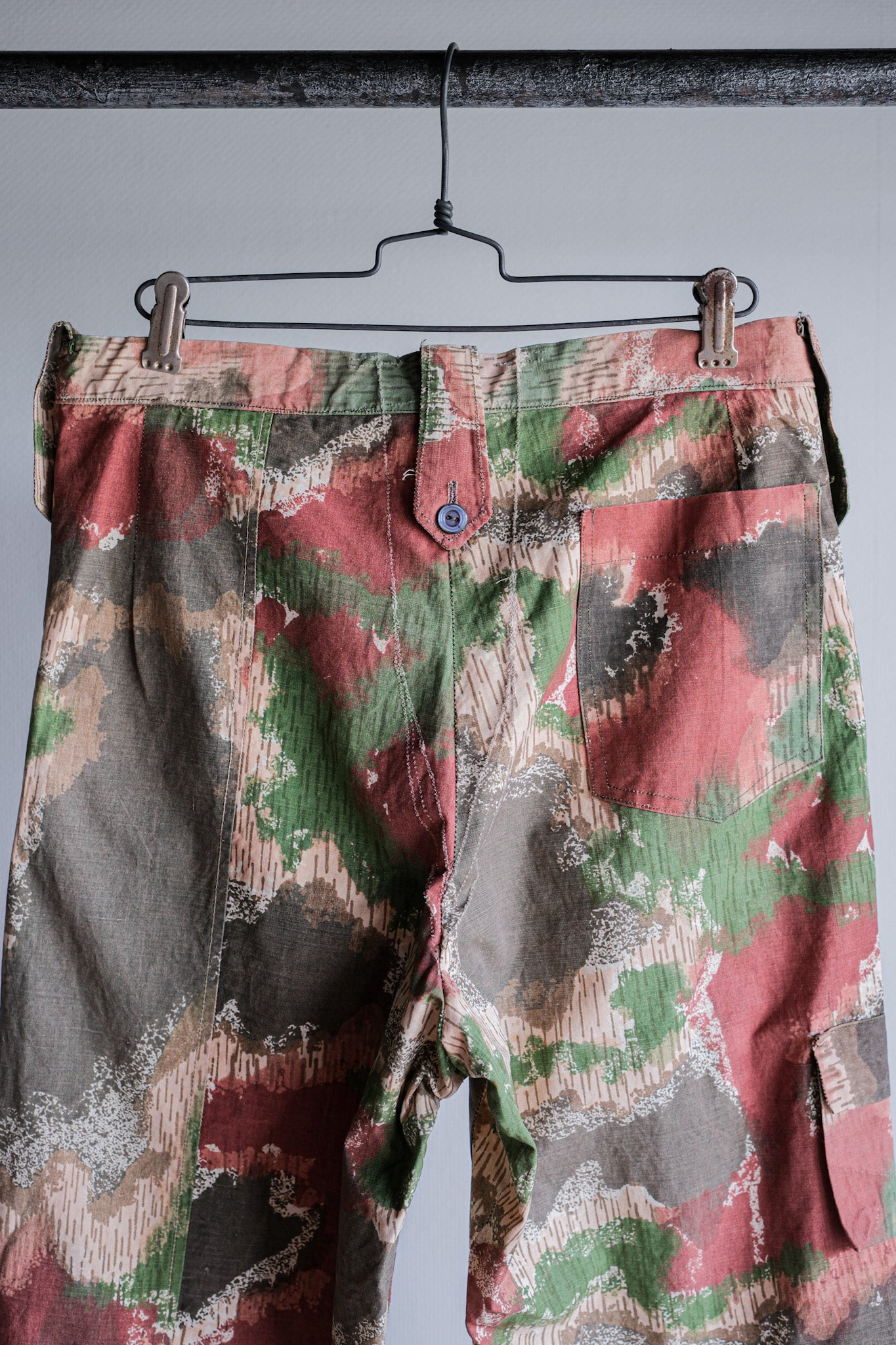 【~60's】Czechoslovakian Army Sumpfmuster Pattern Camouflage Trousers "Localmade"