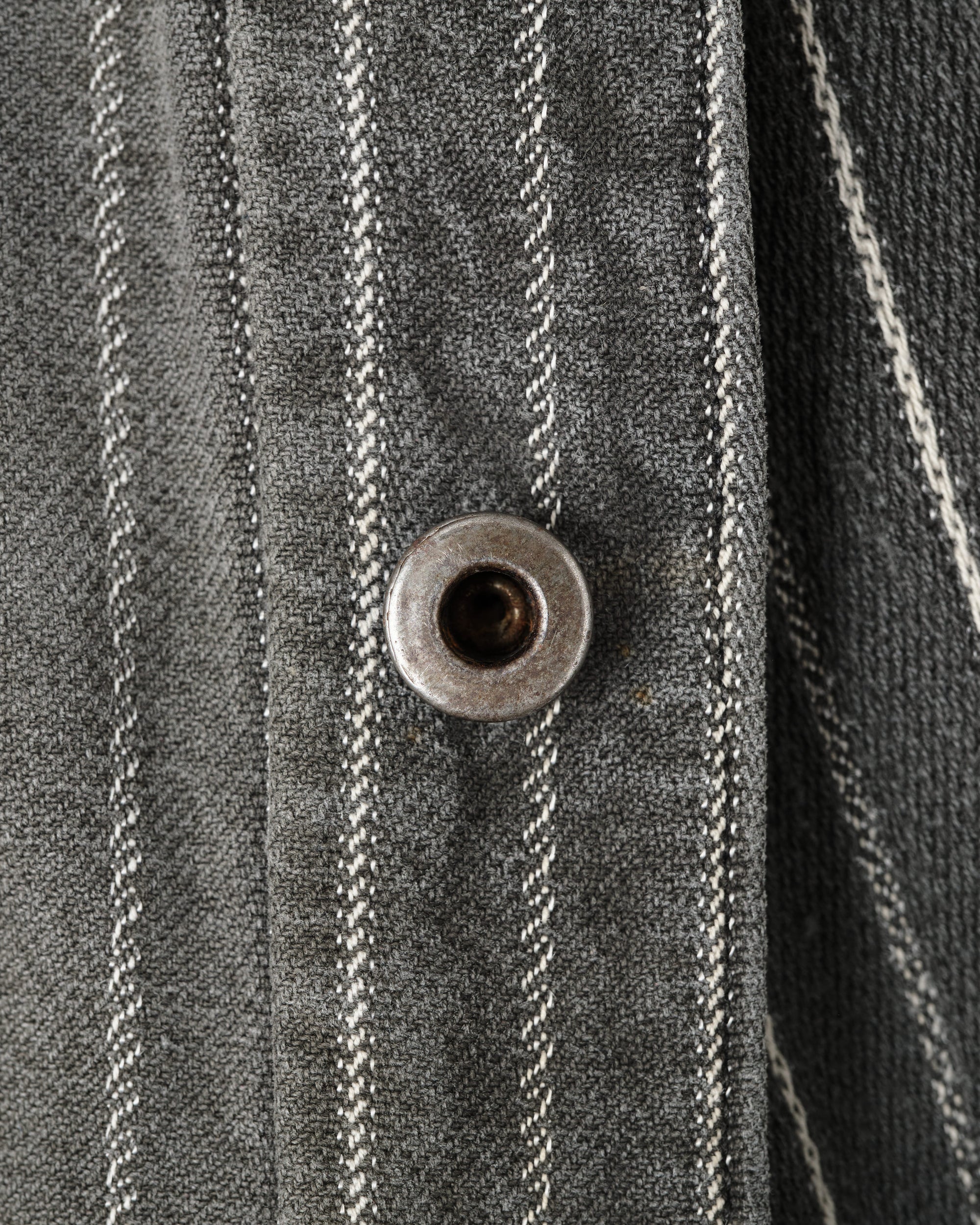 ［~40’s］French Vintage Cotton Striped Work Pants "Le Mont St Michel"
