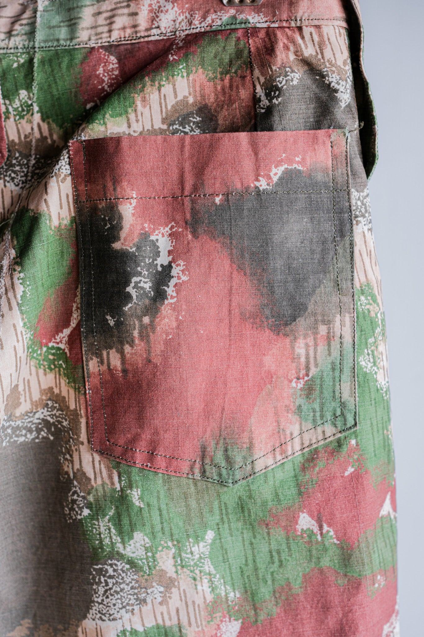 ［~60's］Czechoslovakian Army Sumpfmuster Pattern Camouflage Trousers "Localmade"