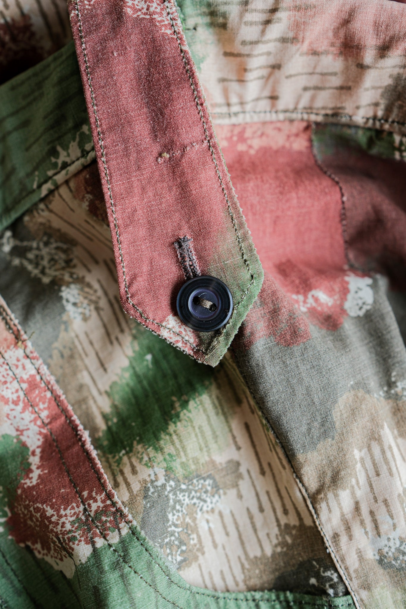 ［~60's］Czechoslovakian Army Sumpfmuster Pattern Camouflage Trousers "Localmade"