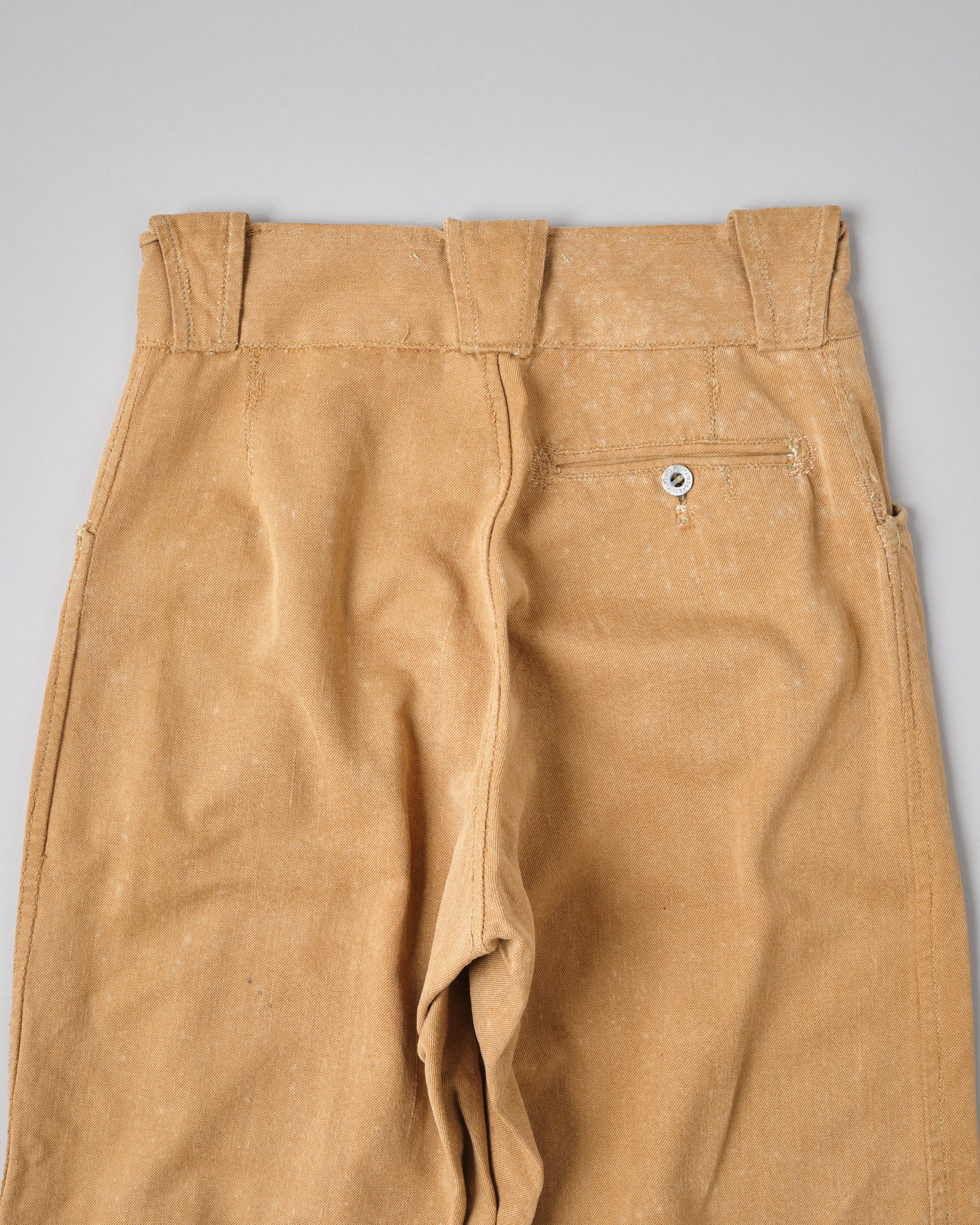 [~ 50's] Armée française Brown Beige Cotton Twill pantalon