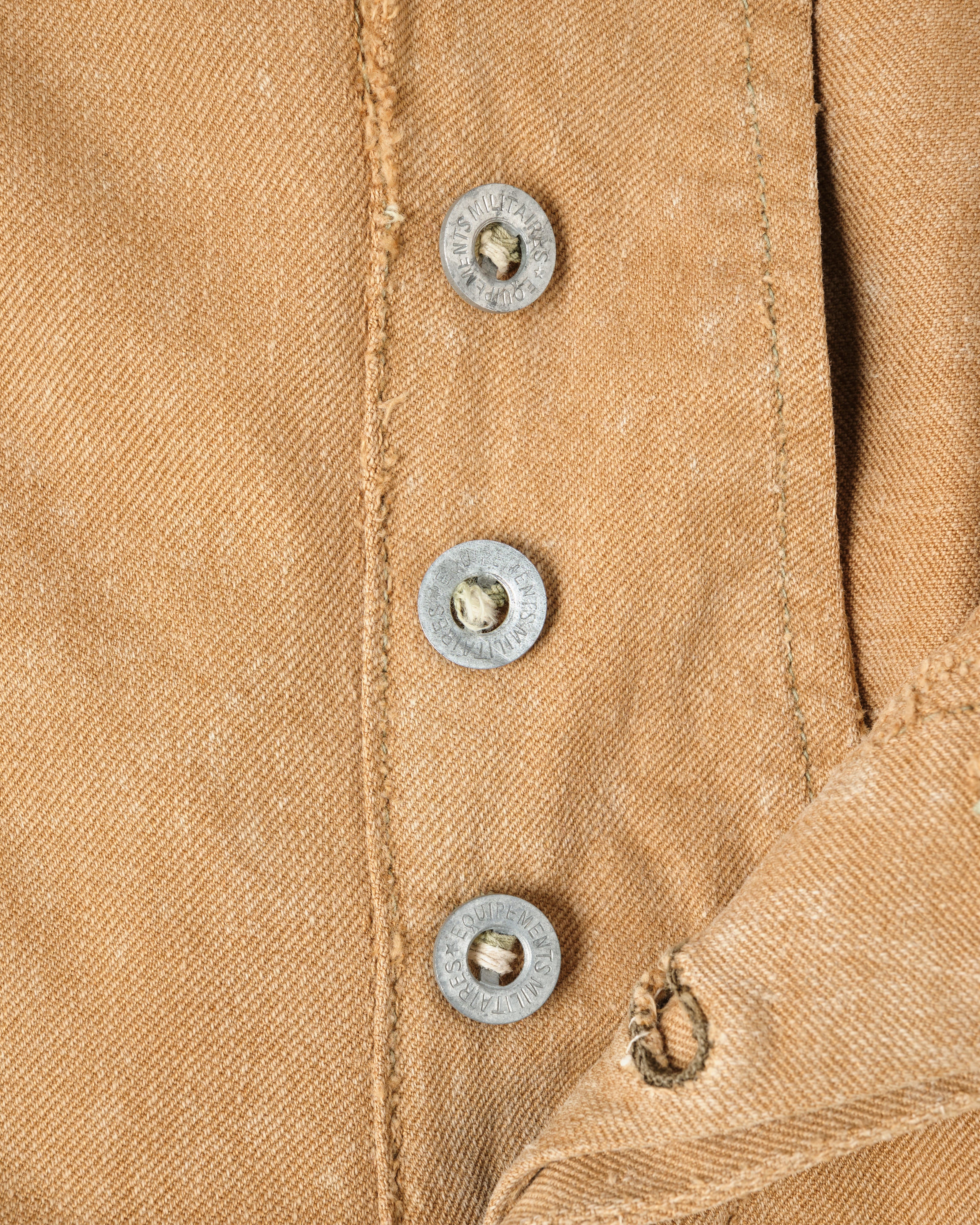 [~ 50's] Armée française Brown Beige Cotton Twill pantalon