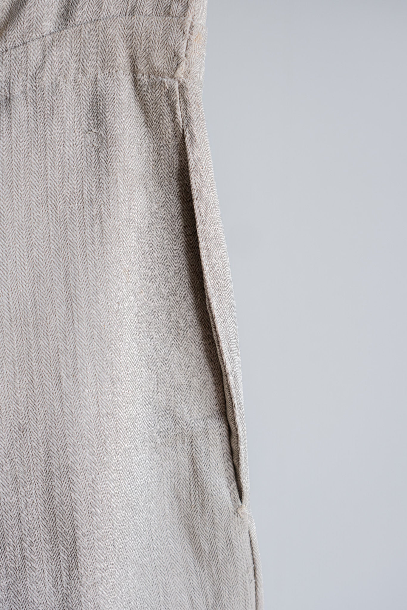 ［~40's］WWⅡ German Army Drillich HBT Linen Trousers "Wehrmacht"