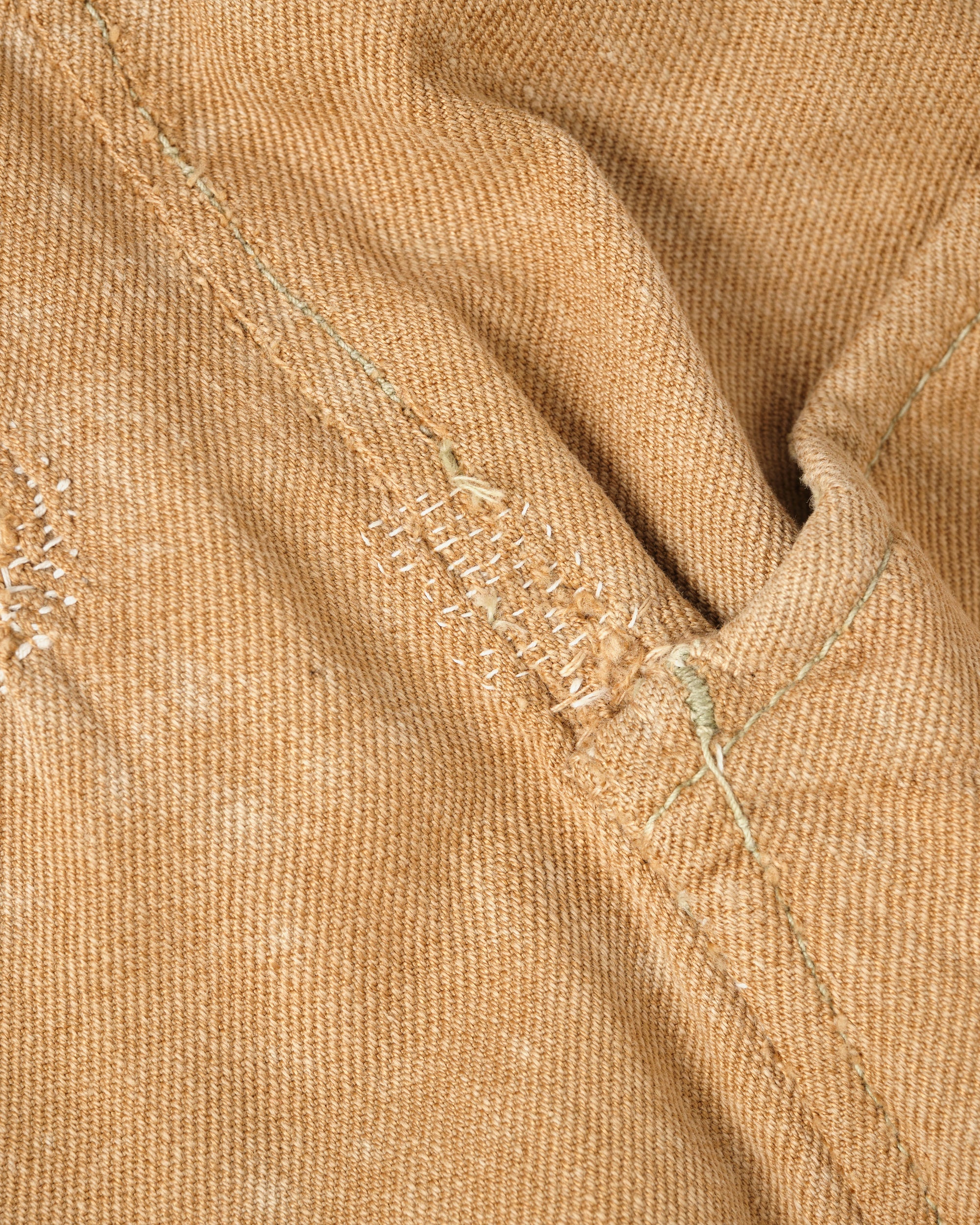 ［~50’s］French Army Brown Beige Cotton Twill Trousers