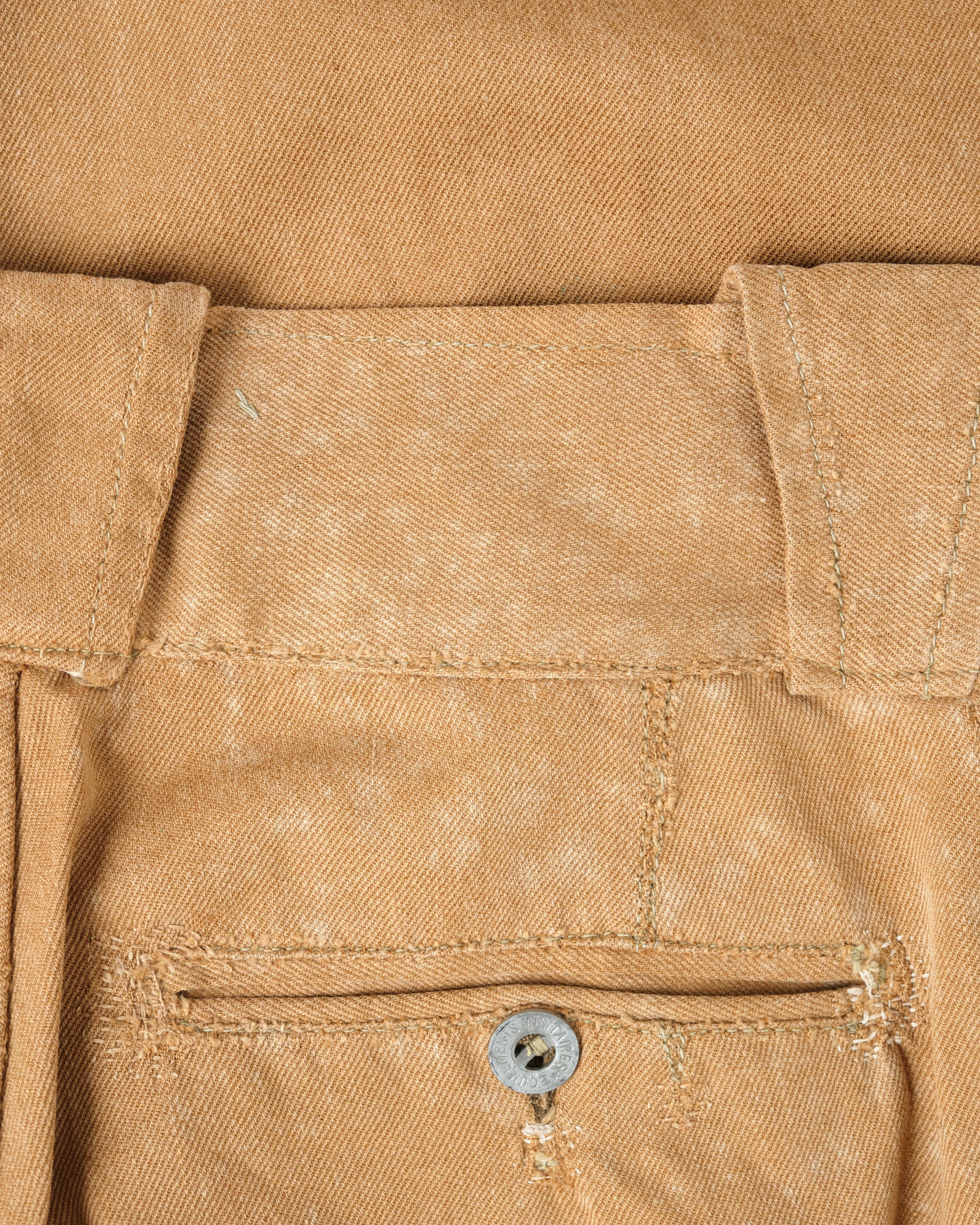 ［~50’s］French Army Brown Beige Cotton Twill Trousers