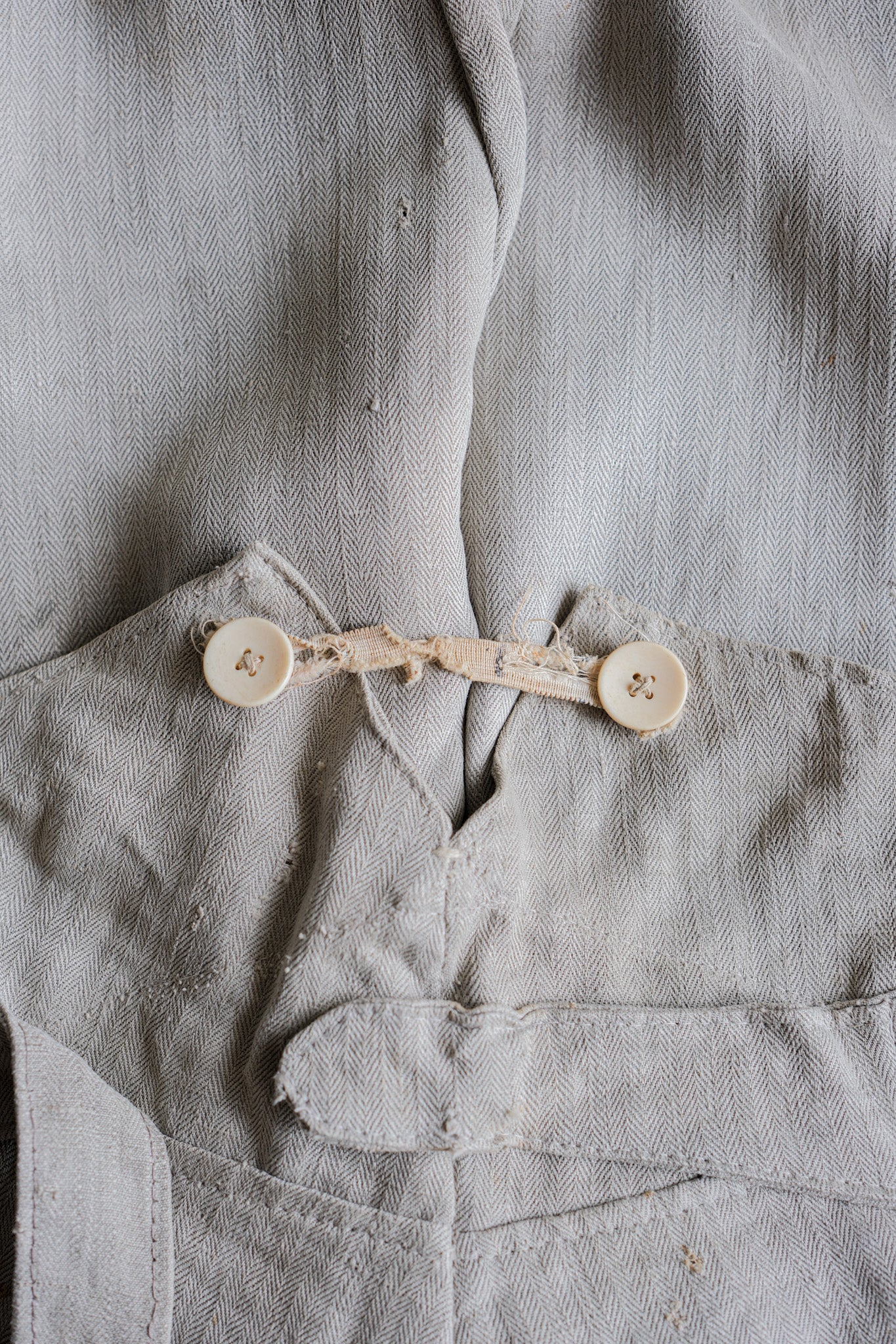 ［~40's］WWⅡ German Army Drillich HBT Linen Trousers "Wehrmacht"