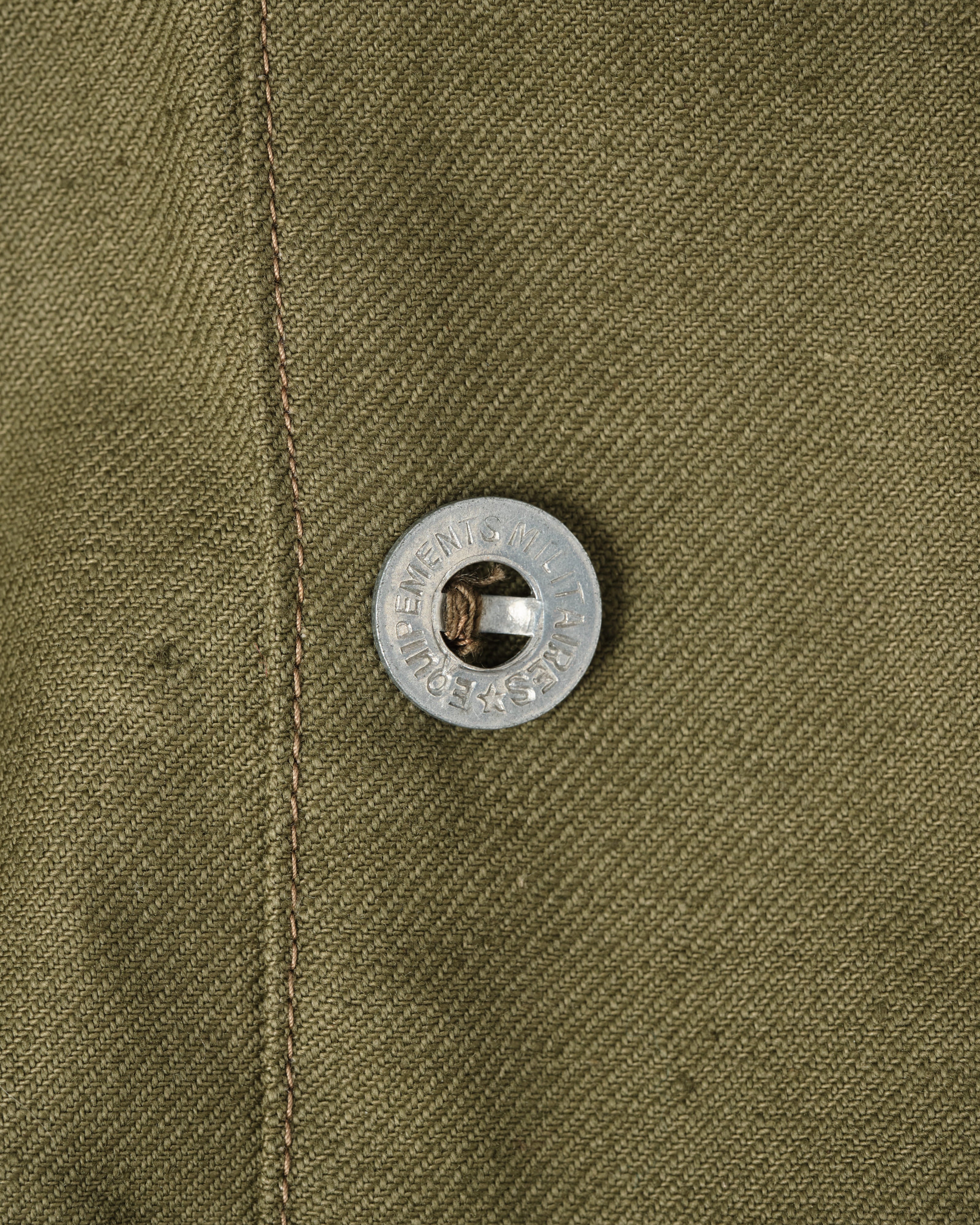 【~40's】French Army M47 Field Trousers With 3 Top Buttons Size.100XC "1st Type" "Dead Stock"