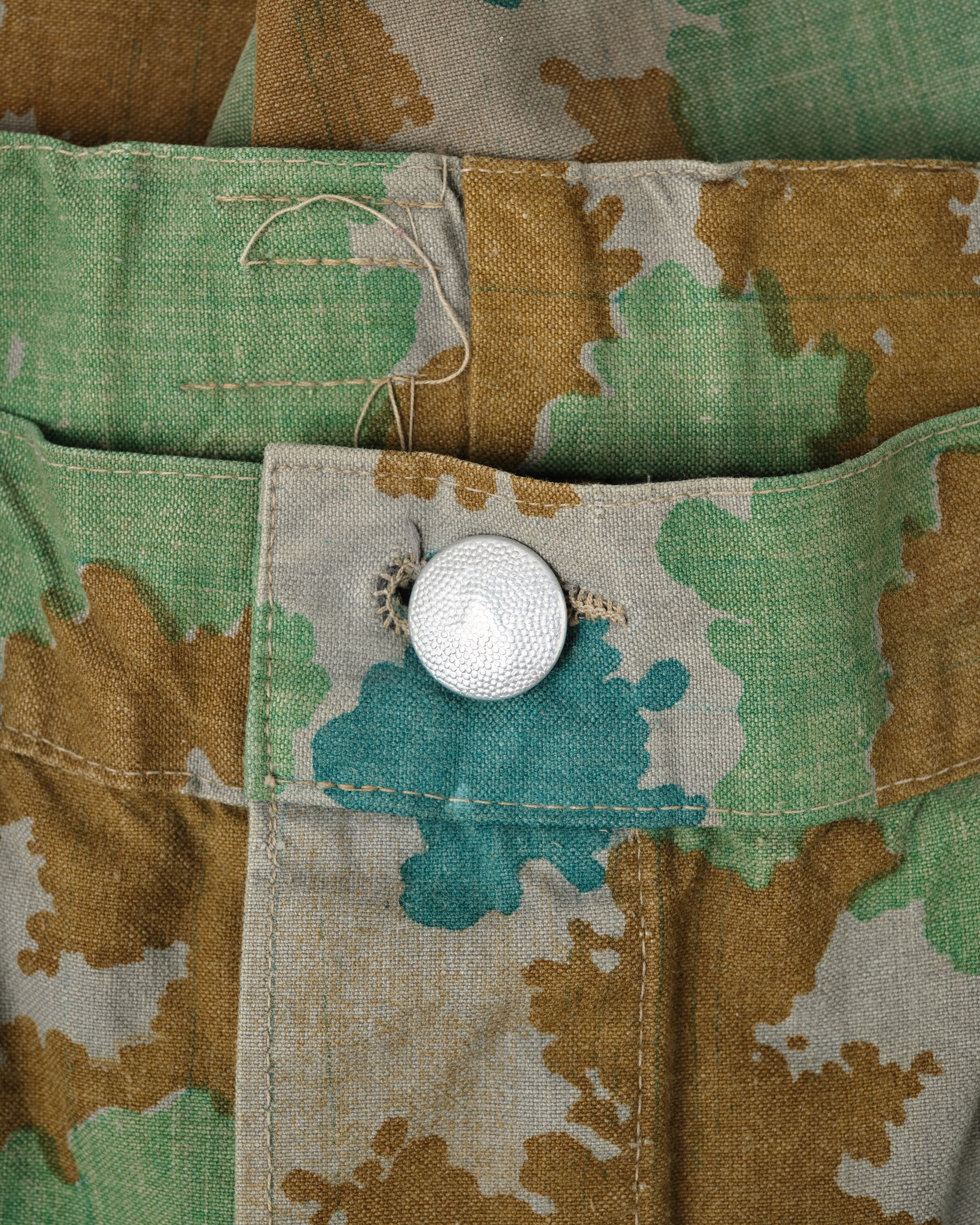 [~ 60's] กองทัพเยอรมัน East Blumenarn Camouflage Sniper กางเกงขนาด 2 "NVA"
