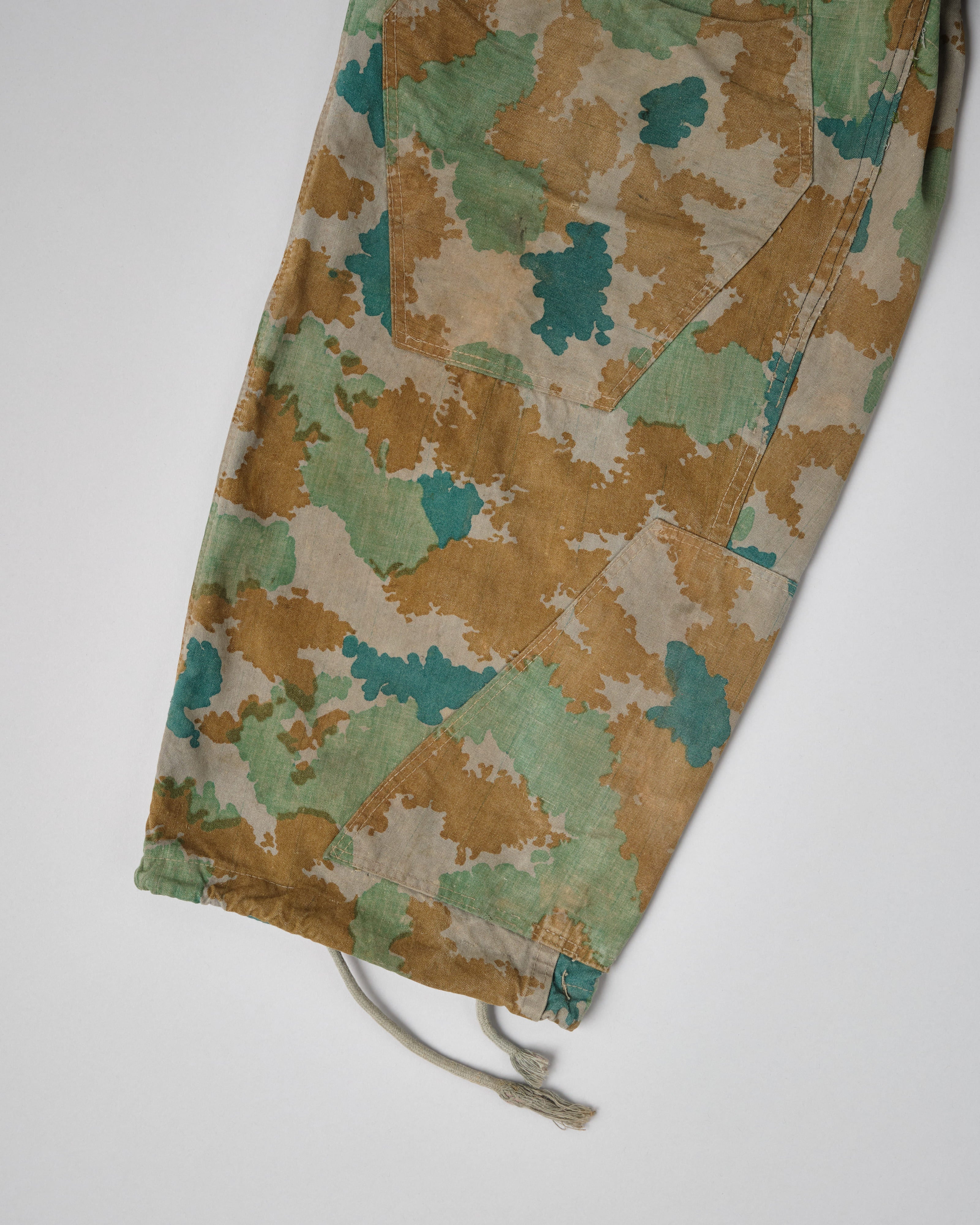 [~ 60's] กองทัพเยอรมัน East Blumenarn Camouflage Sniper กางเกงขนาด 2 "NVA"