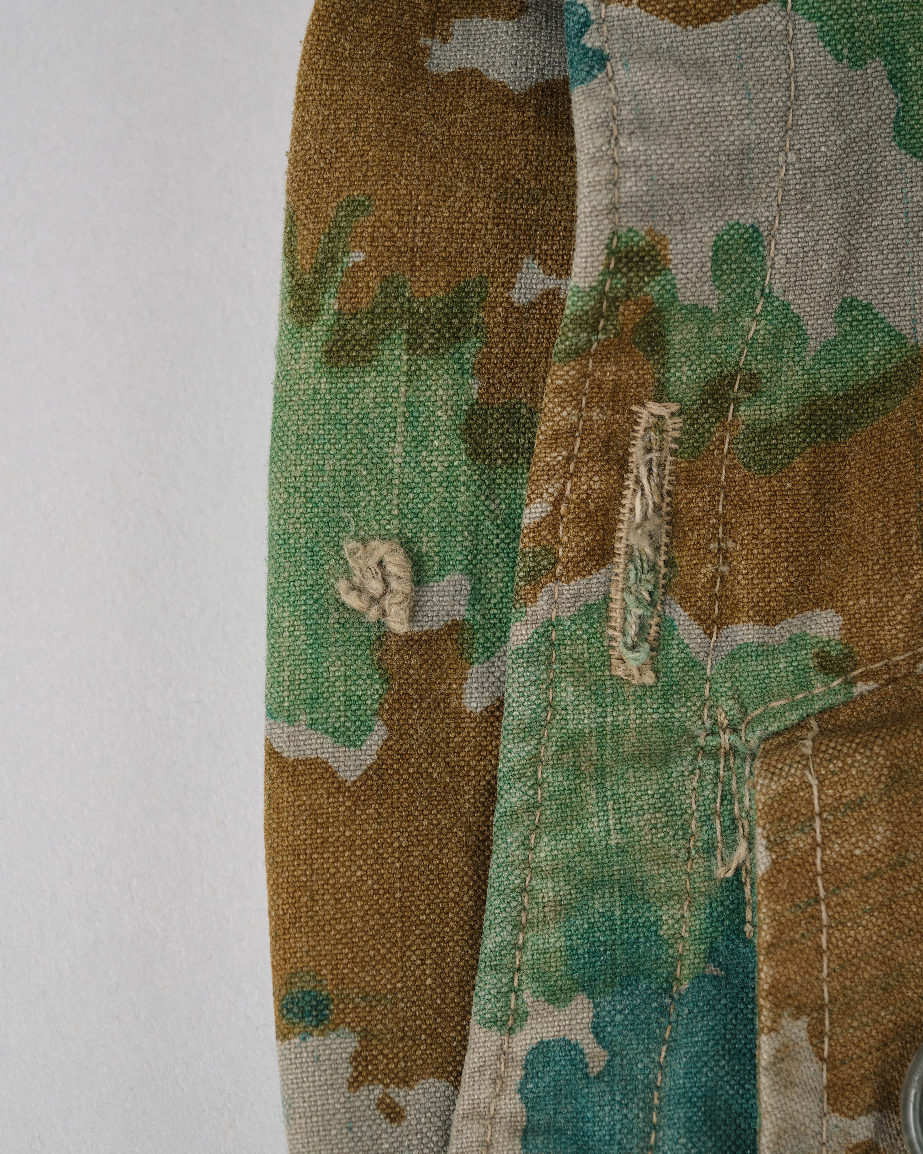 [~ 60's] กองทัพเยอรมัน East Blumenarn Camouflage Sniper กางเกงขนาด 2 "NVA"