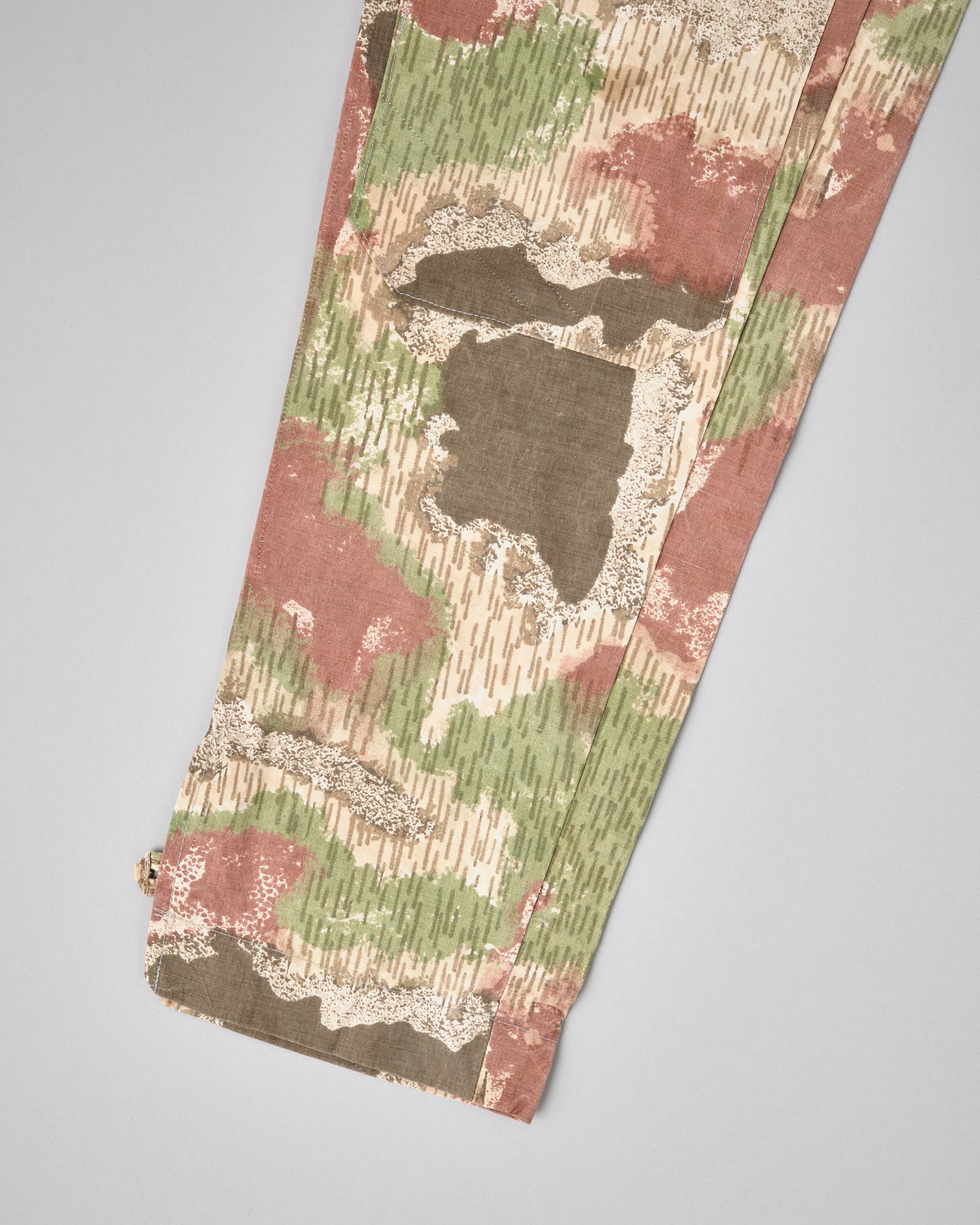 ［~60's］Czechoslovakian Army Sumpfmuster Pattern Camouflage 2 Tuck Double Knee Trousers "Localmade"