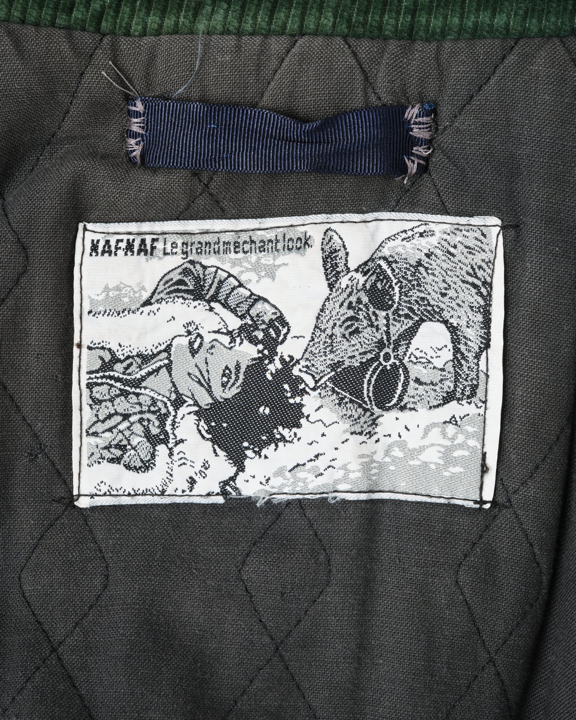 ［~90’s］Old NAF NAF Crazy Pattern Corduroy Jacket