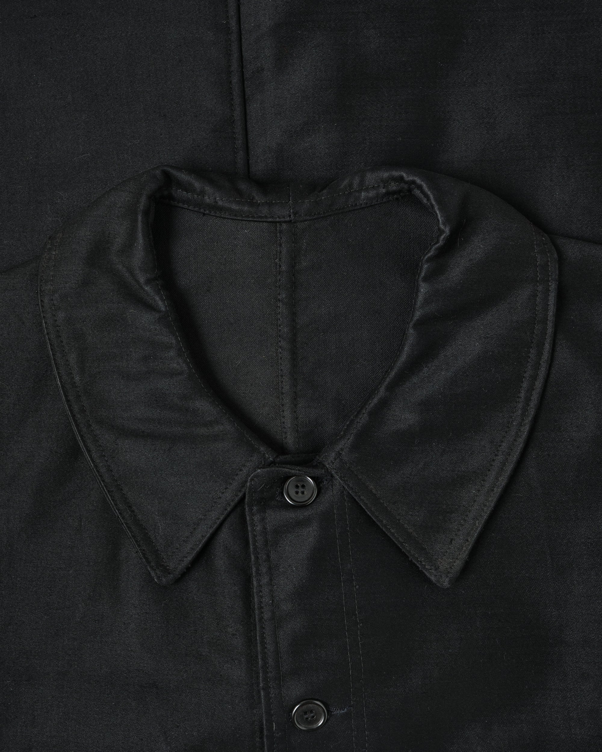 ［~50’s］French Vintage Black Moleskin Work Jacket "Dead Stock"