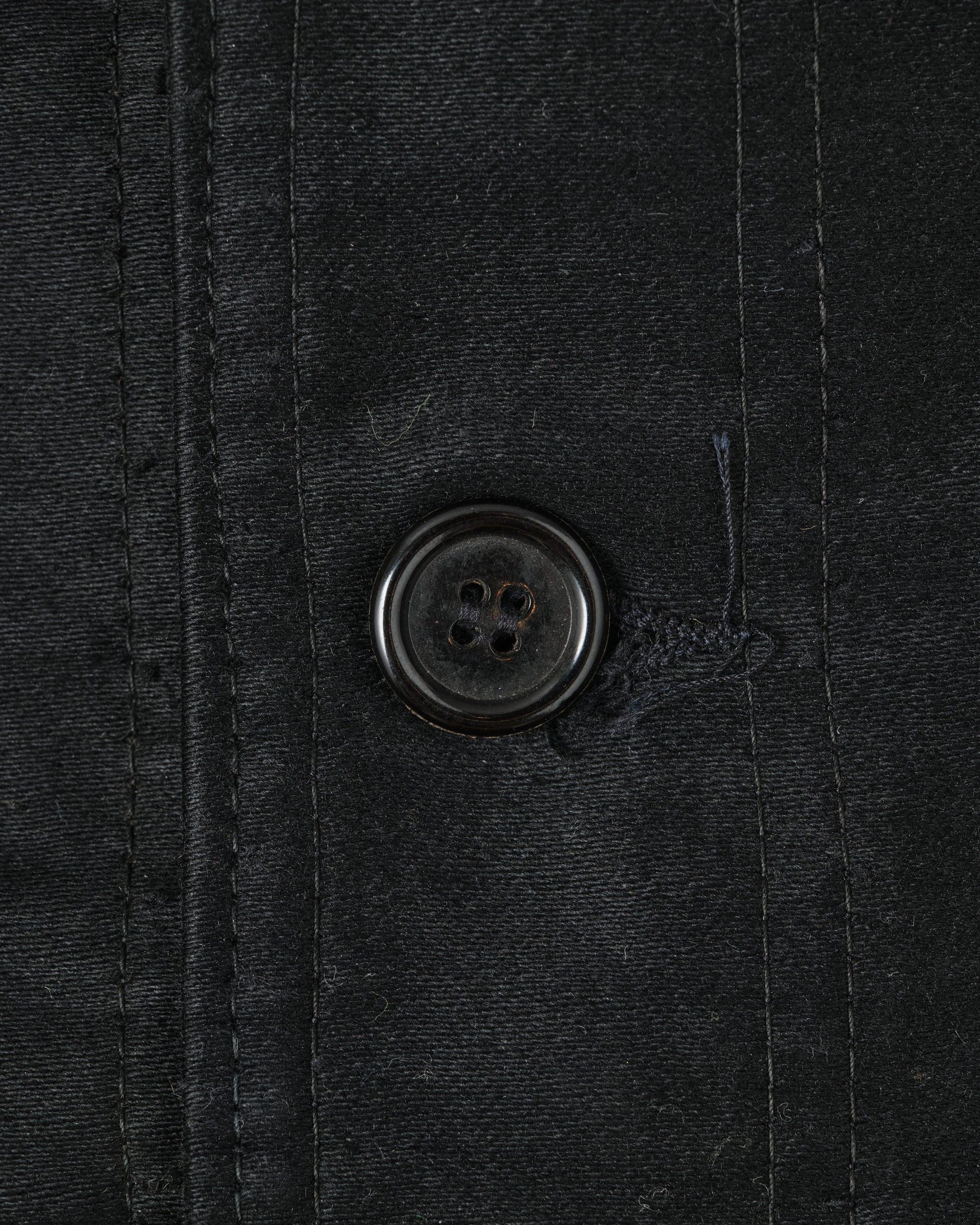 ［~50’s］French Vintage Black Moleskin Work Jacket "Dead Stock"