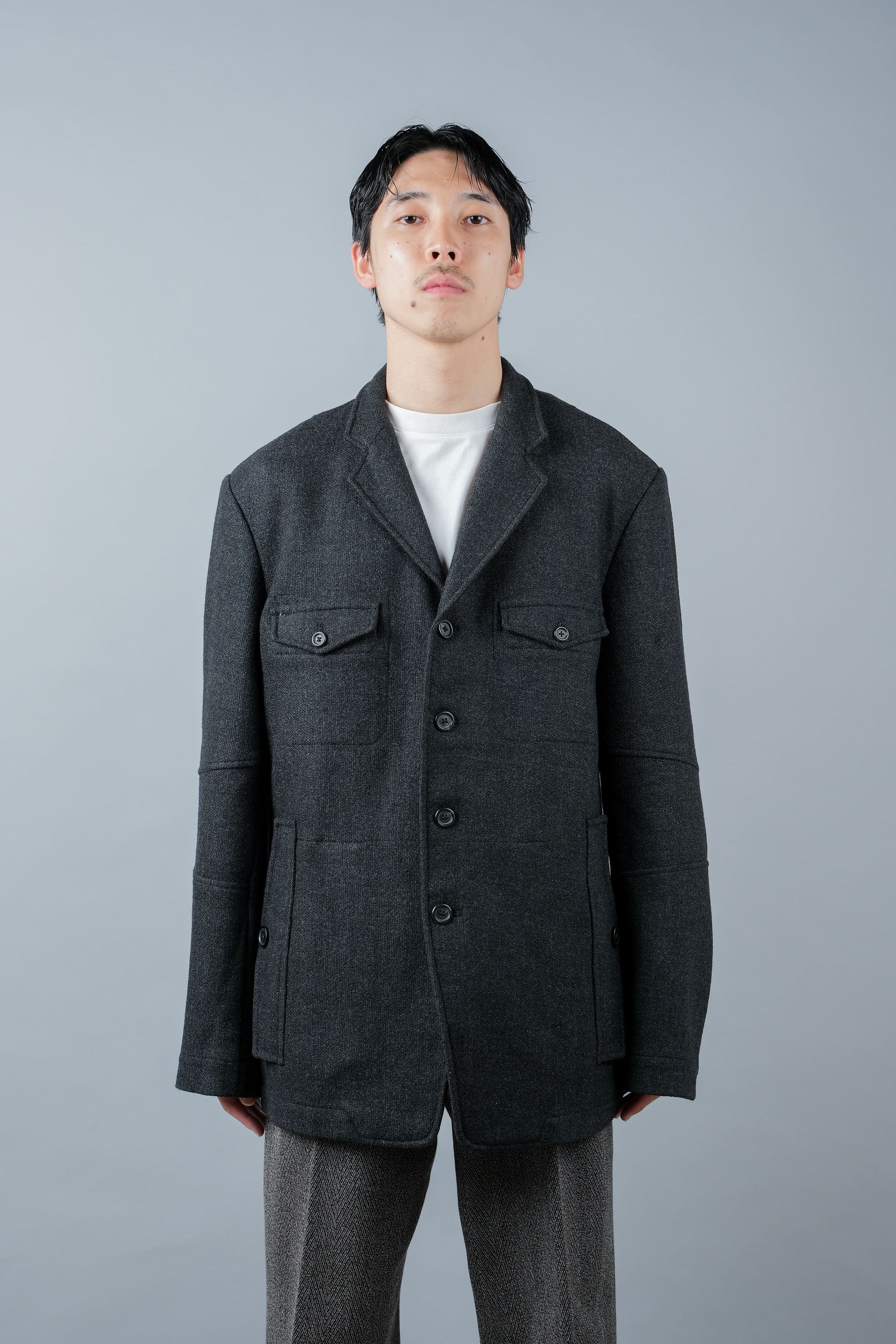 ［~00’s］Old DRIES VAN NOTEN 4 Pockets Wool Lapel Jacket