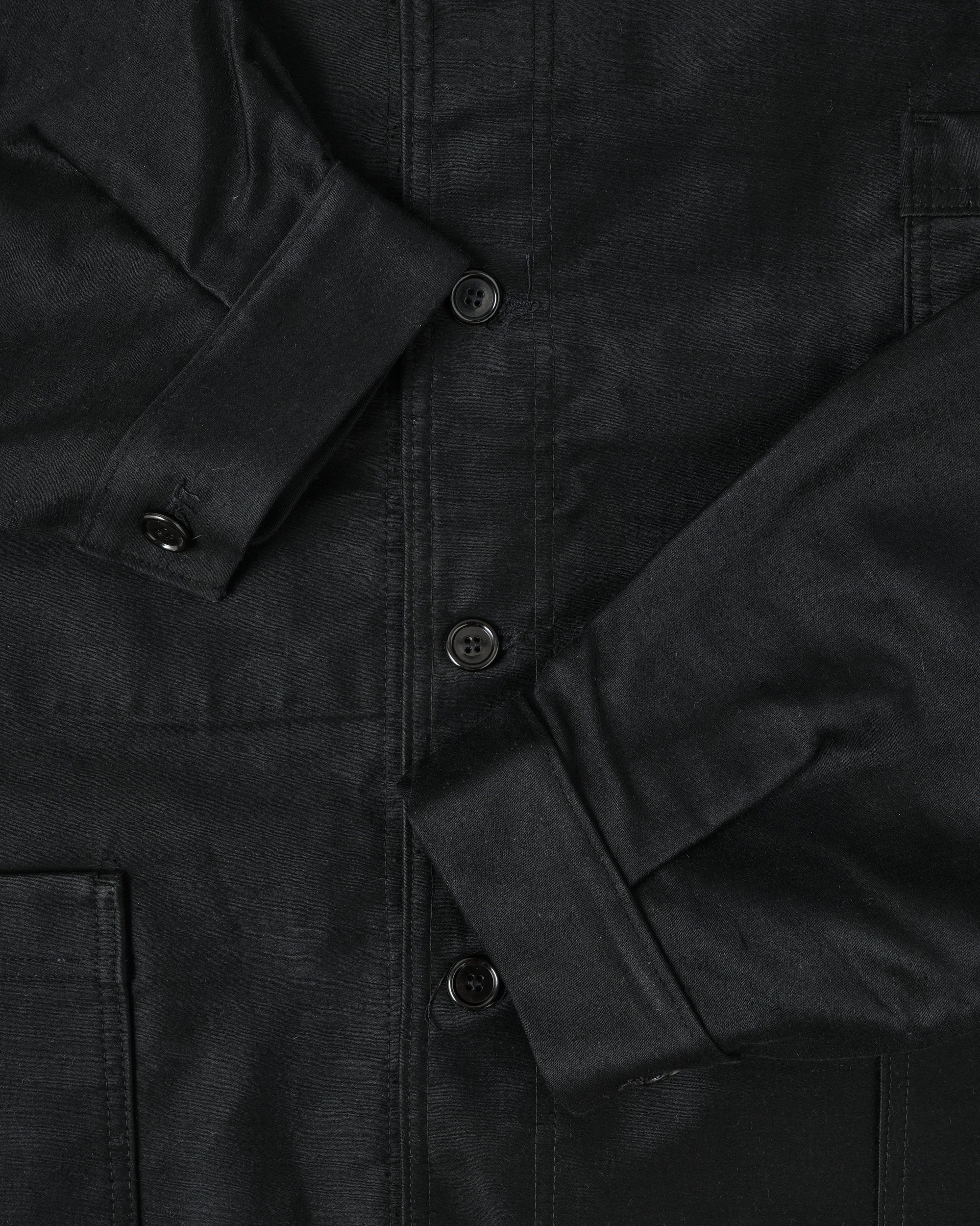 ［~50’s］French Vintage Black Moleskin Work Jacket "Dead Stock"