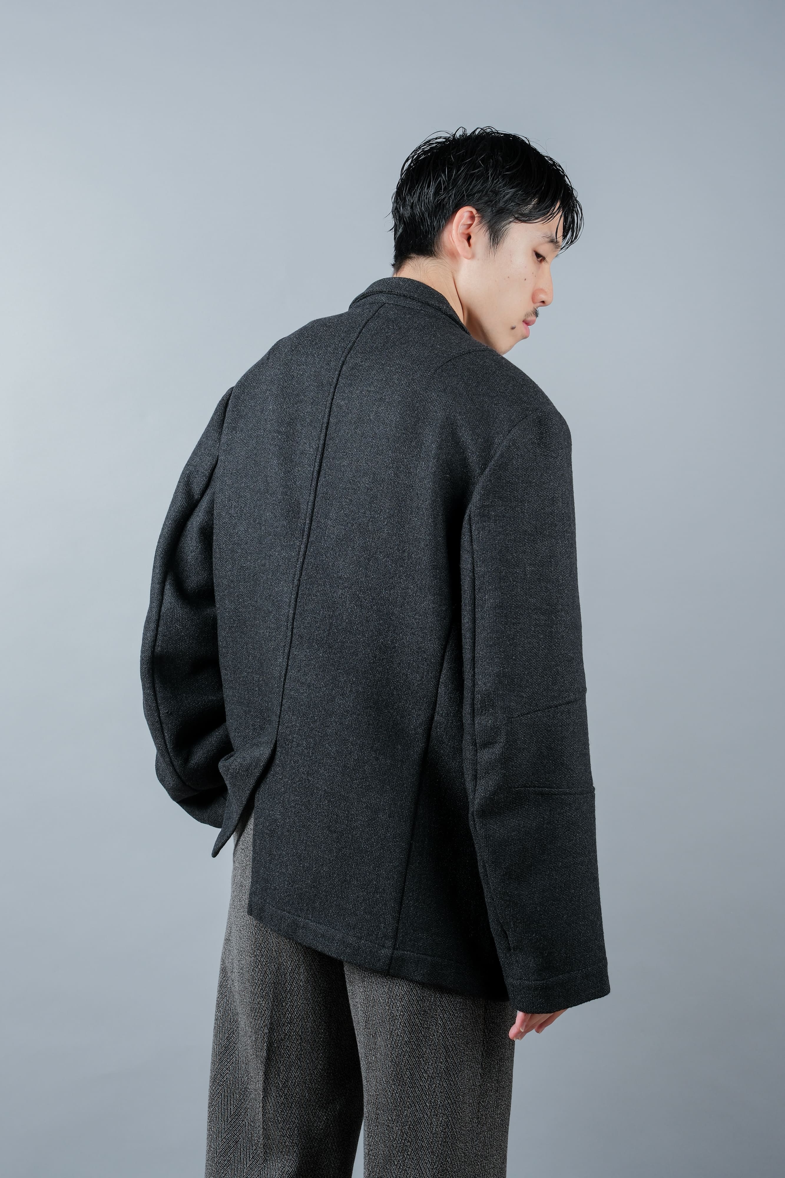 [~ 00's] OLD DRIES VAN NOTEN 4 PocketS Wool Lapel Jacket