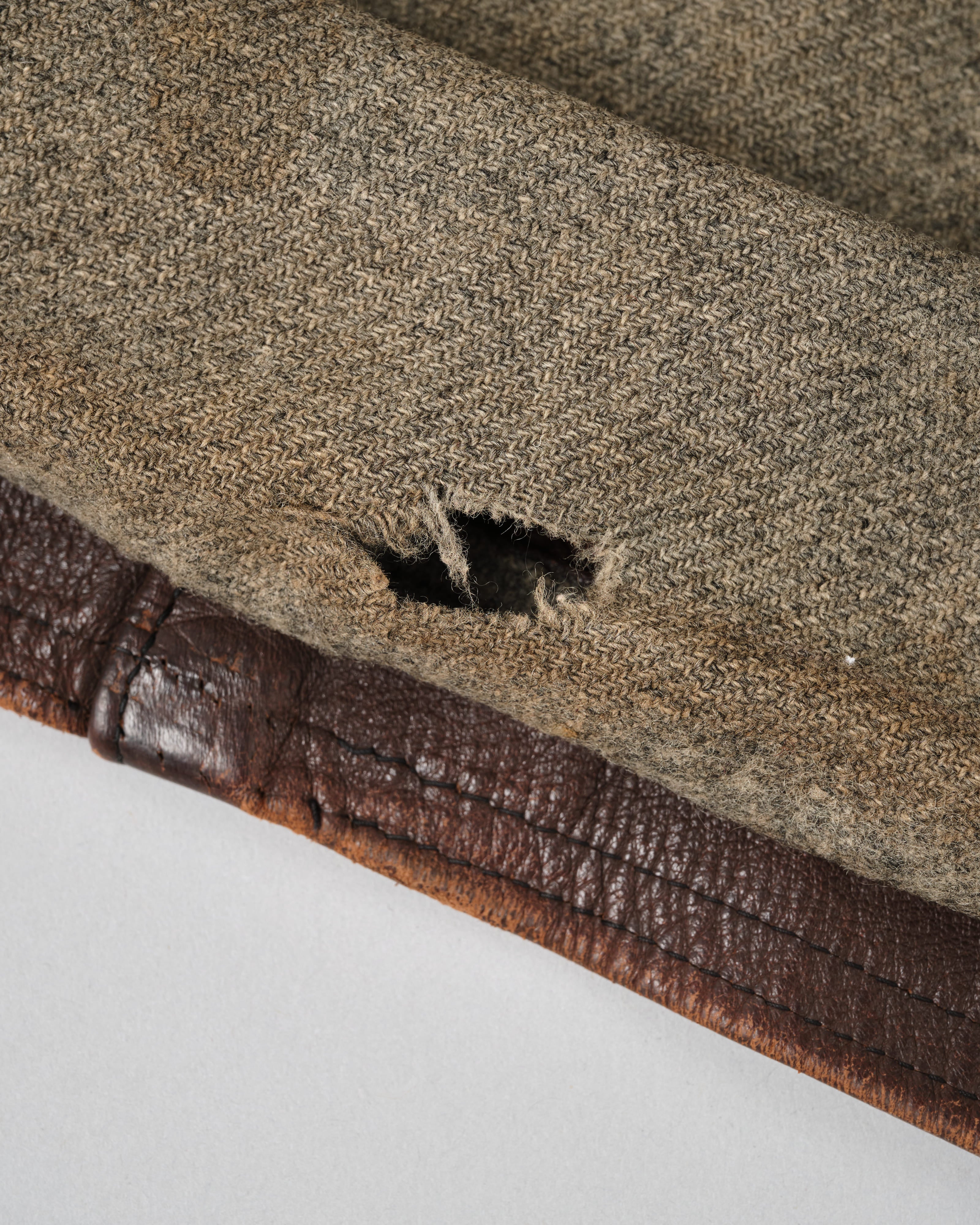 [~ 40's] Gilet en cuir cavalier de l'armée française