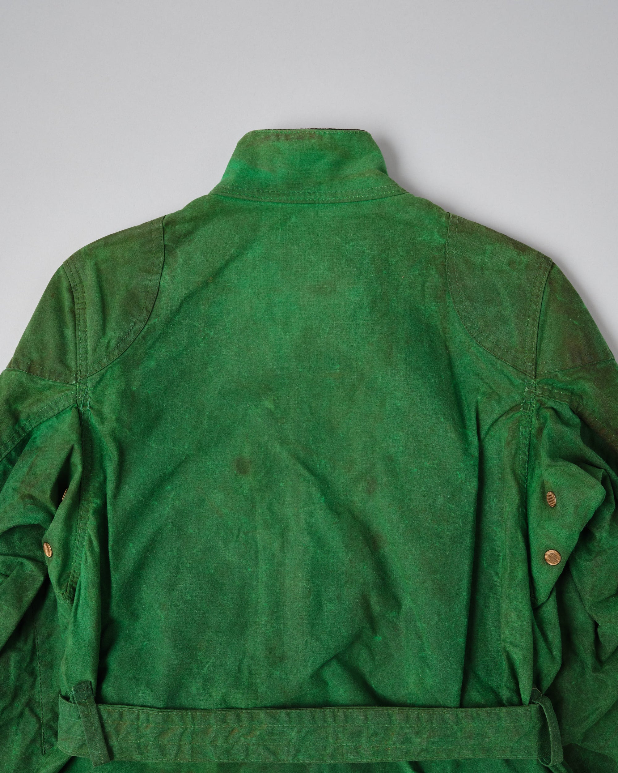 ［~80's］Vintage Belstaff Bright Green Waxed Cotton Jacket "TRIALMASTER PROFESSIONAL JACKET"