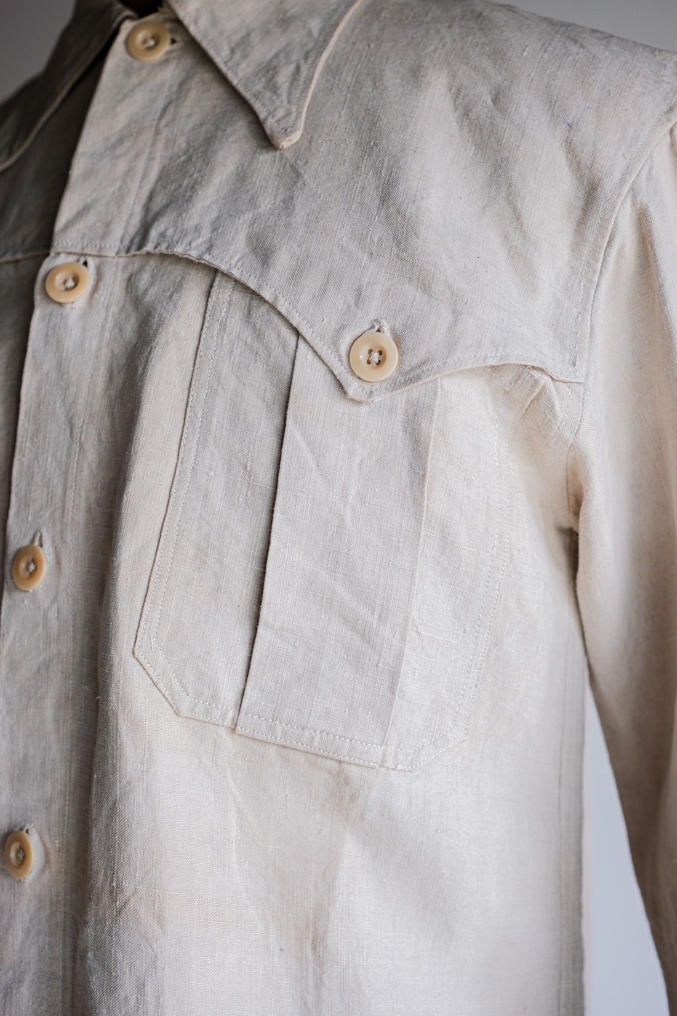 [~ 40's] WWⅡ Spanish Army Linen Jacket