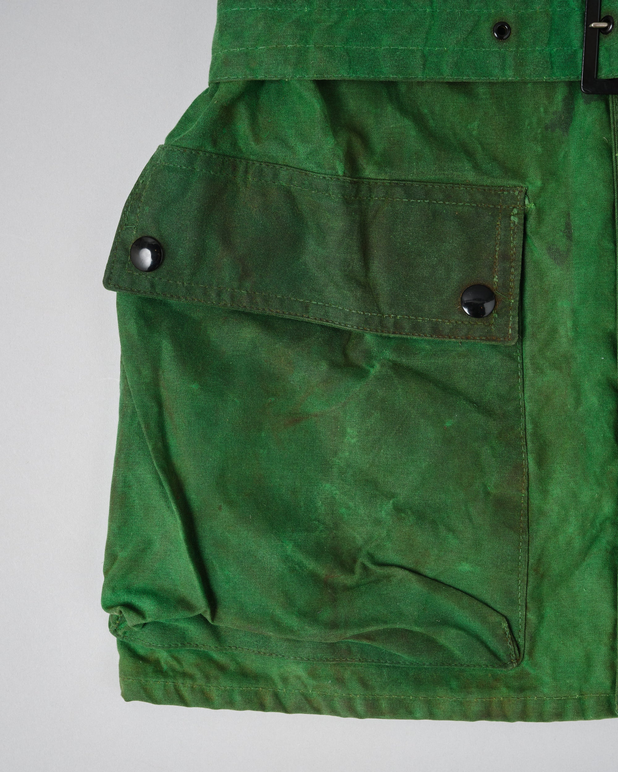 ［~80's］Vintage Belstaff Bright Green Waxed Cotton Jacket "TRIALMASTER PROFESSIONAL JACKET"