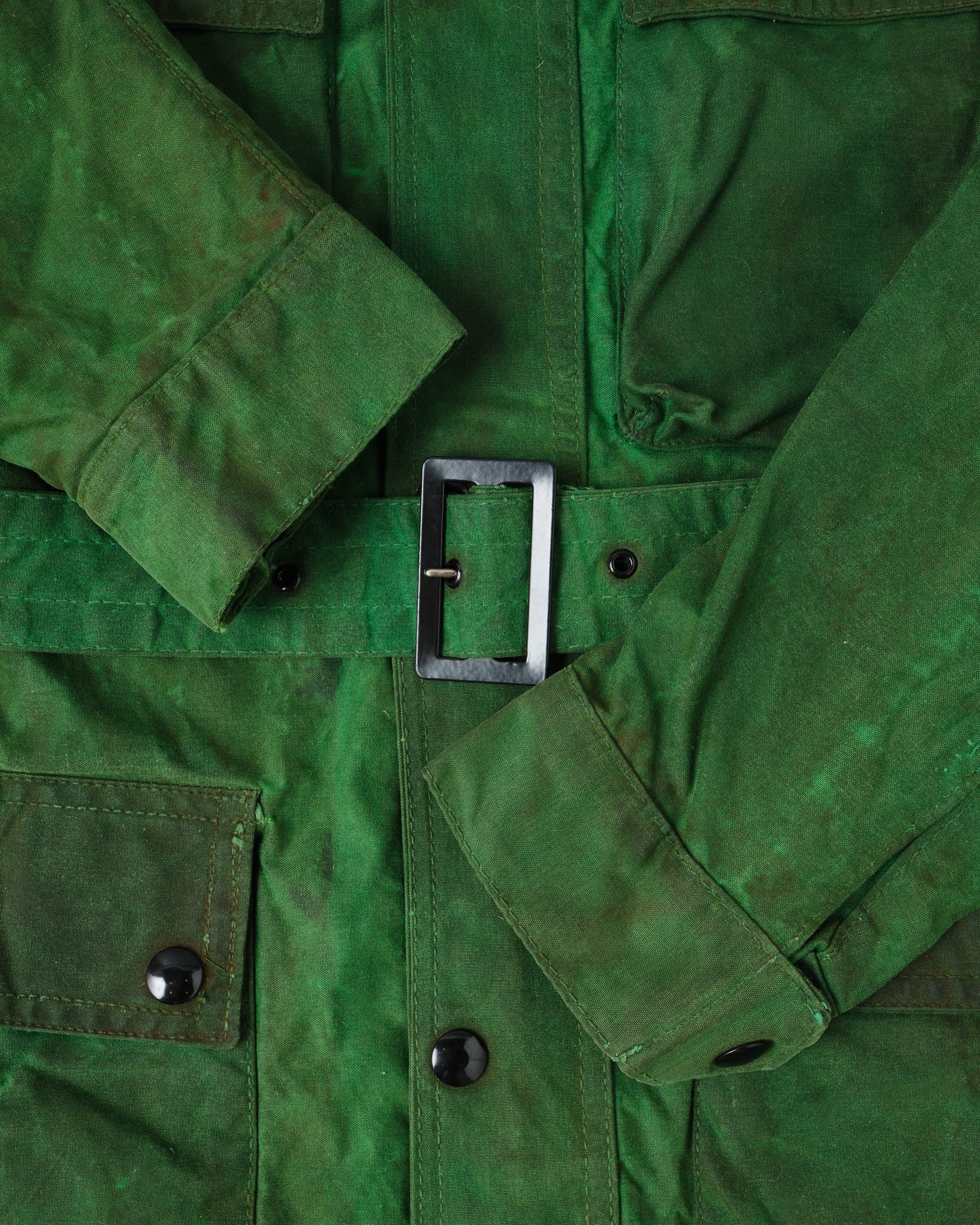 ［~80's］Vintage Belstaff Bright Green Waxed Cotton Jacket "TRIALMASTER PROFESSIONAL JACKET"