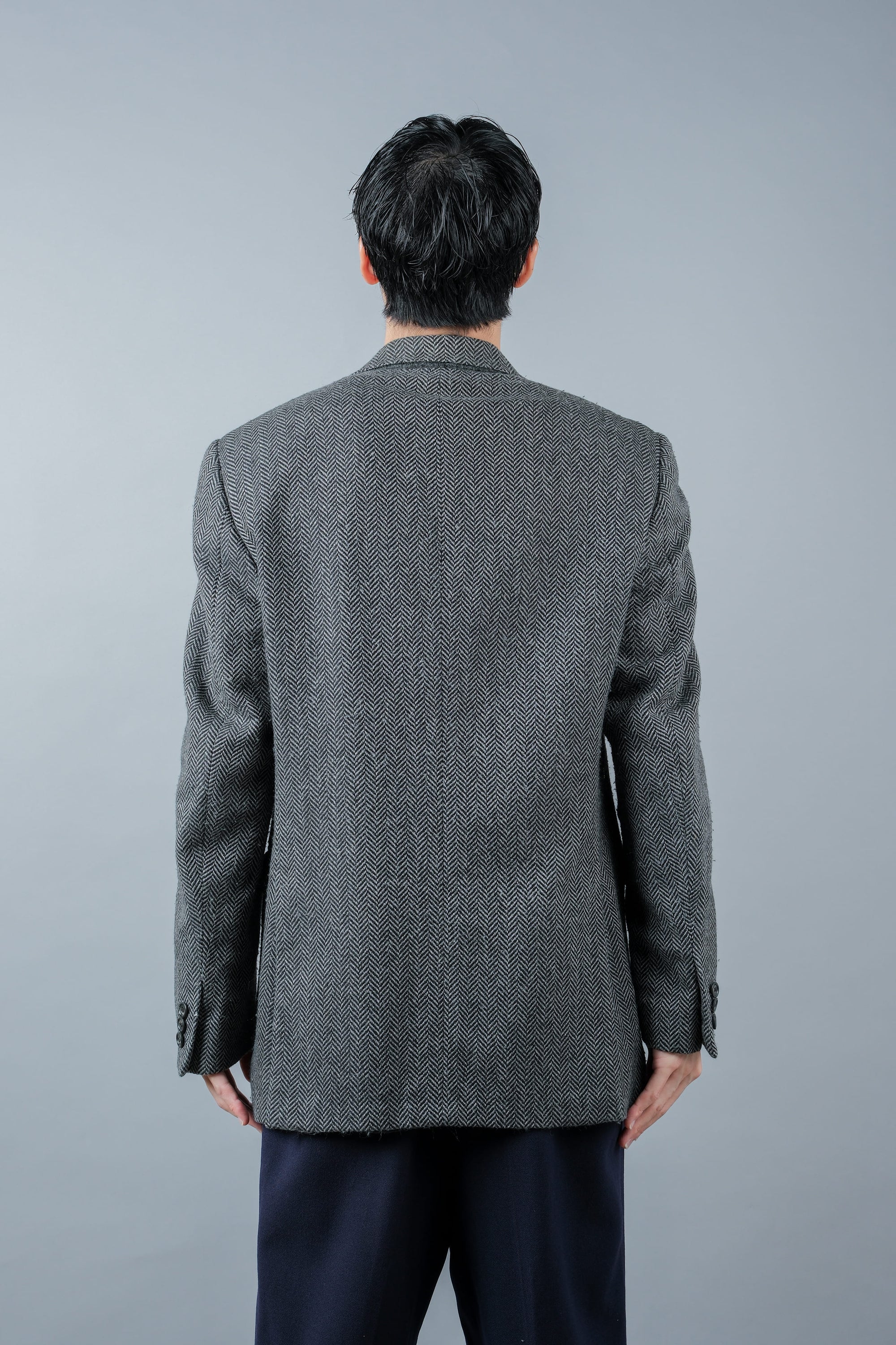 ［~00's］Old ARNYS PARIS HBT Wool 2B Tailored Jacket