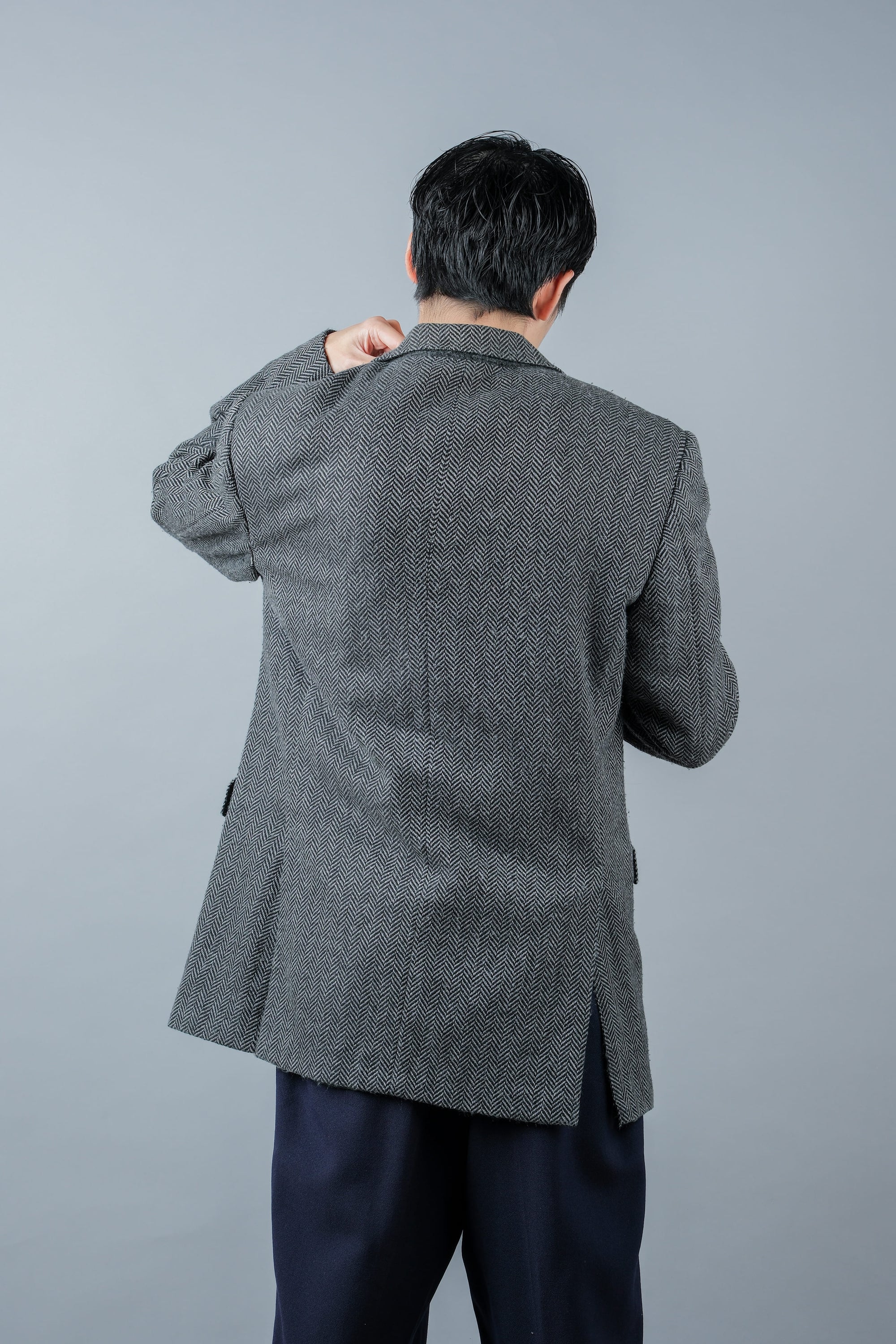 ［~00's］Old ARNYS PARIS HBT Wool 2B Tailored Jacket