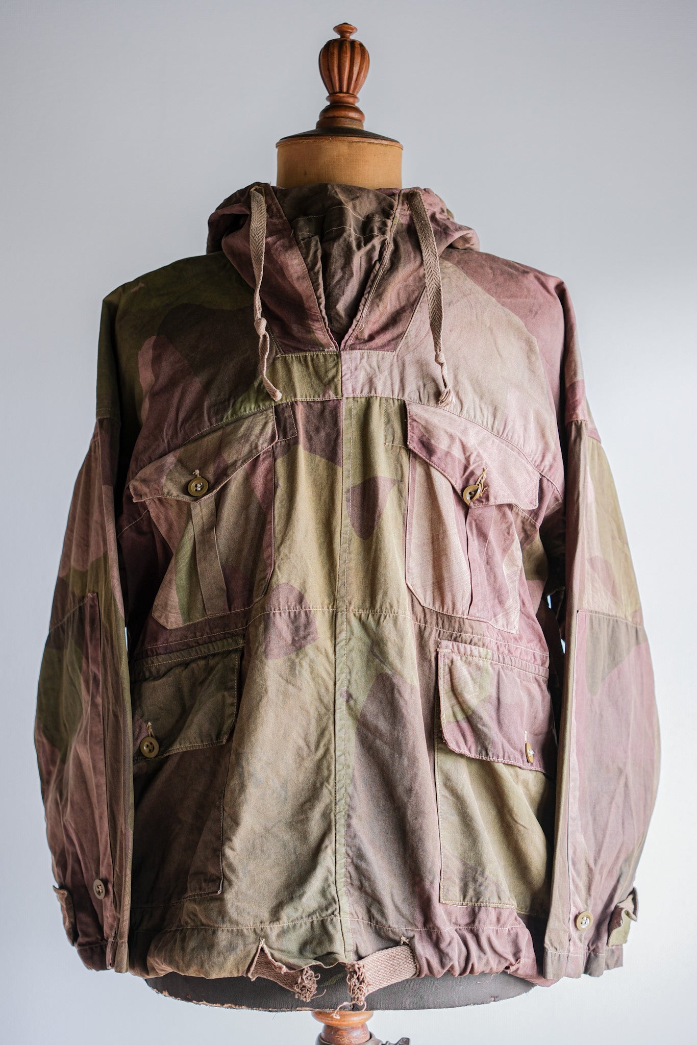 [~ 40's] WWⅱ British Army Camouflage Taille de la blouse de vent.2 "SAS"