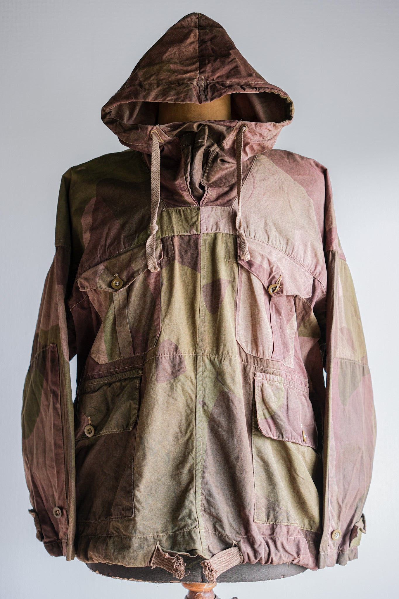 40's] WWⅡ British Army Camouflage WindProof Smock size.2 