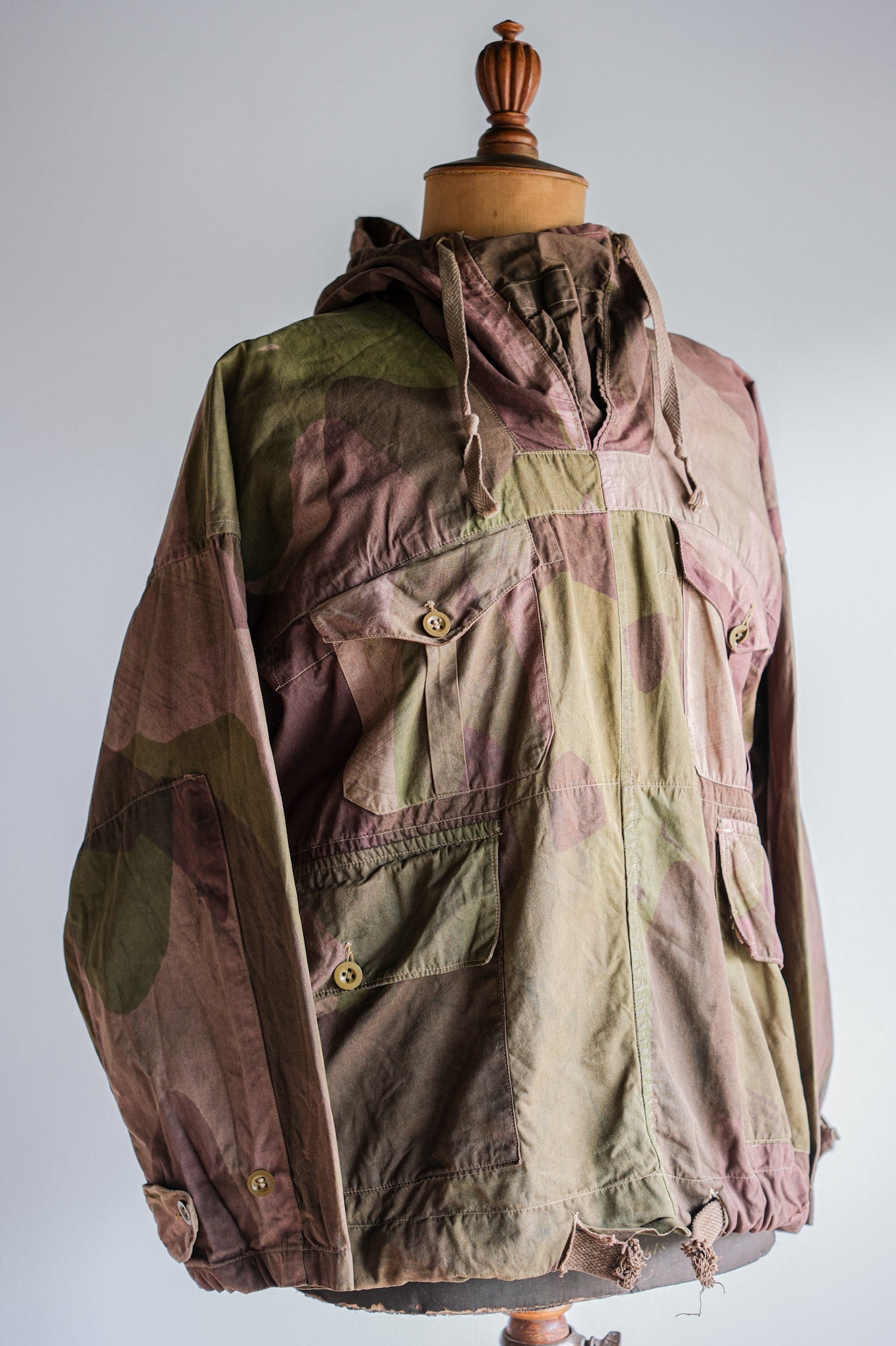 [~ 40's] WWⅱกองทัพอังกฤษอำพรางขนาด smock windproof ขนาด 2 "SAS"