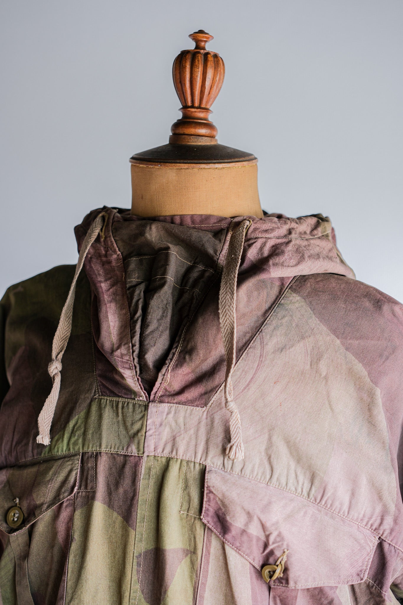 [~ 40's] WWⅱกองทัพอังกฤษอำพรางขนาด smock windproof ขนาด 2 "SAS"