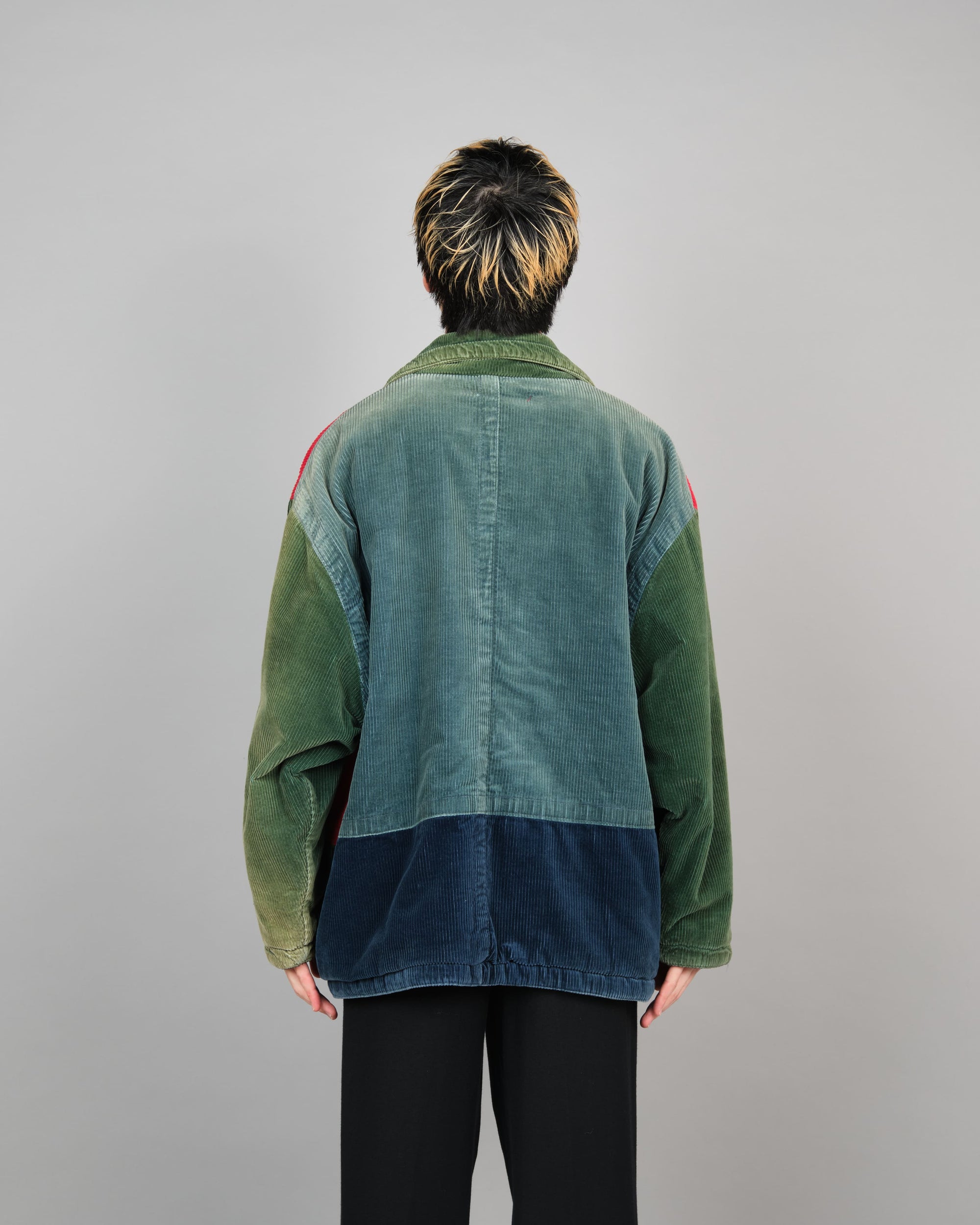［~90’s］Old NAF NAF Crazy Pattern Corduroy Jacket