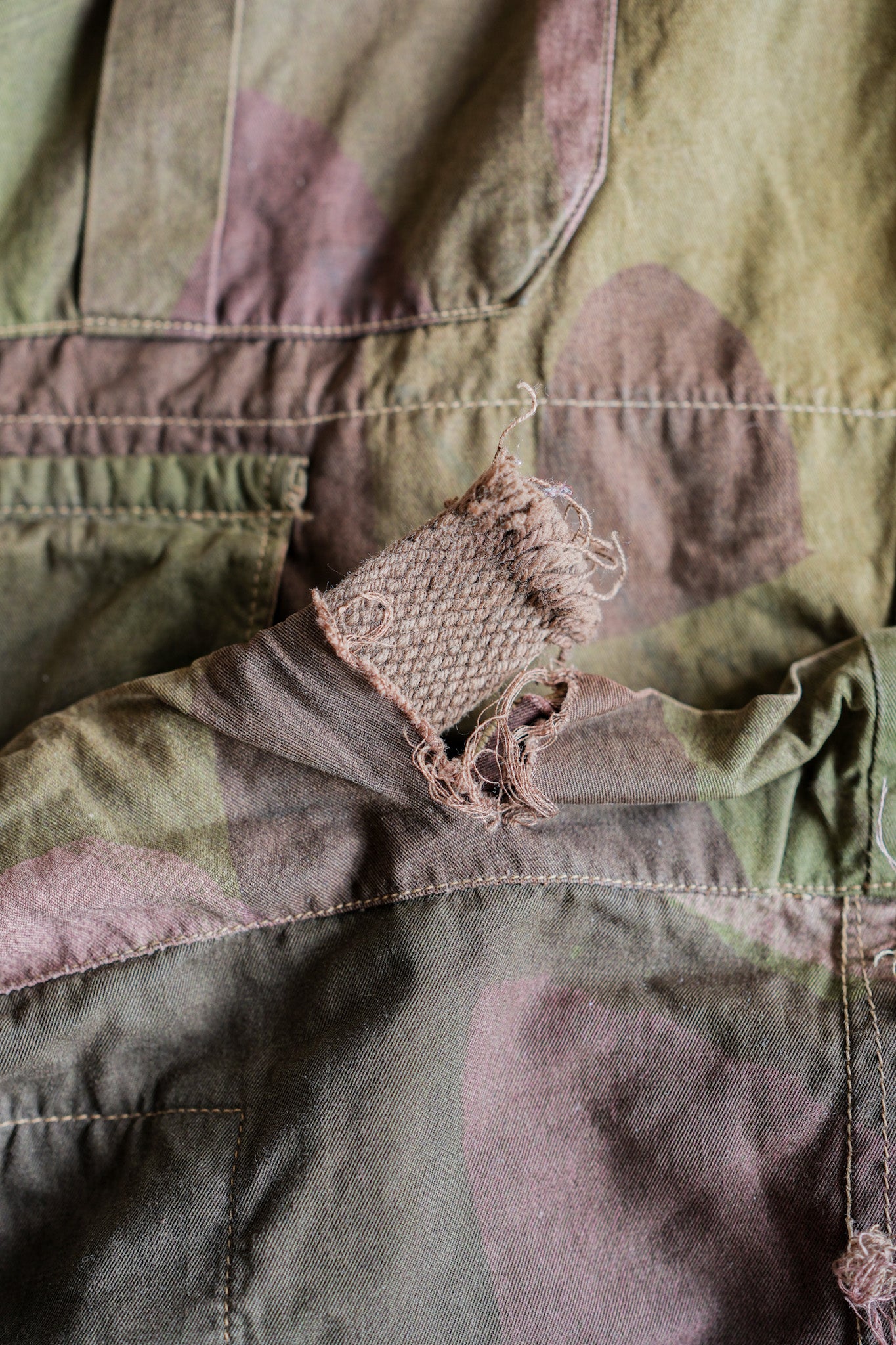 [~ 40's] WWⅡ British Army Camouflage WindProof Smock size.2 "SAS"